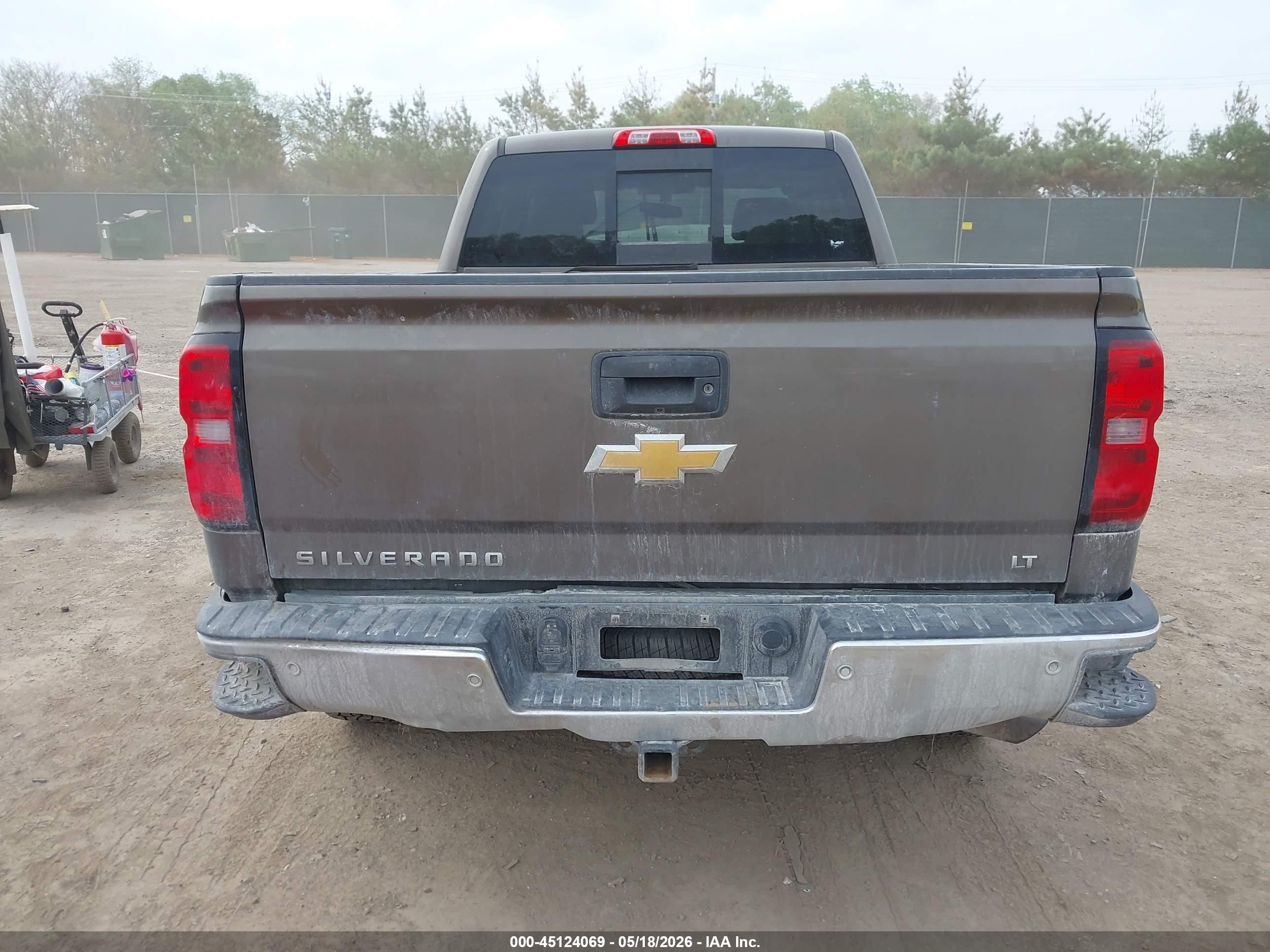 2014 Chevrolet Silverado 1500 2lt/lt Brown vin: 1GCVKREC4EZ172462