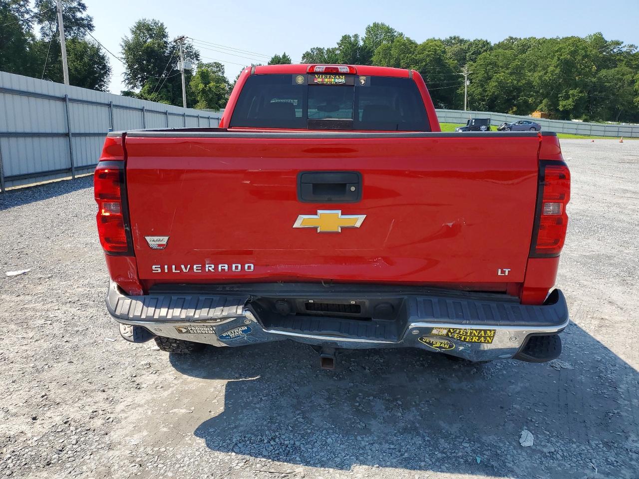 2014 Chevrolet Silverado K1500 Lt Red vin: 1GCVKREC4EZ172865