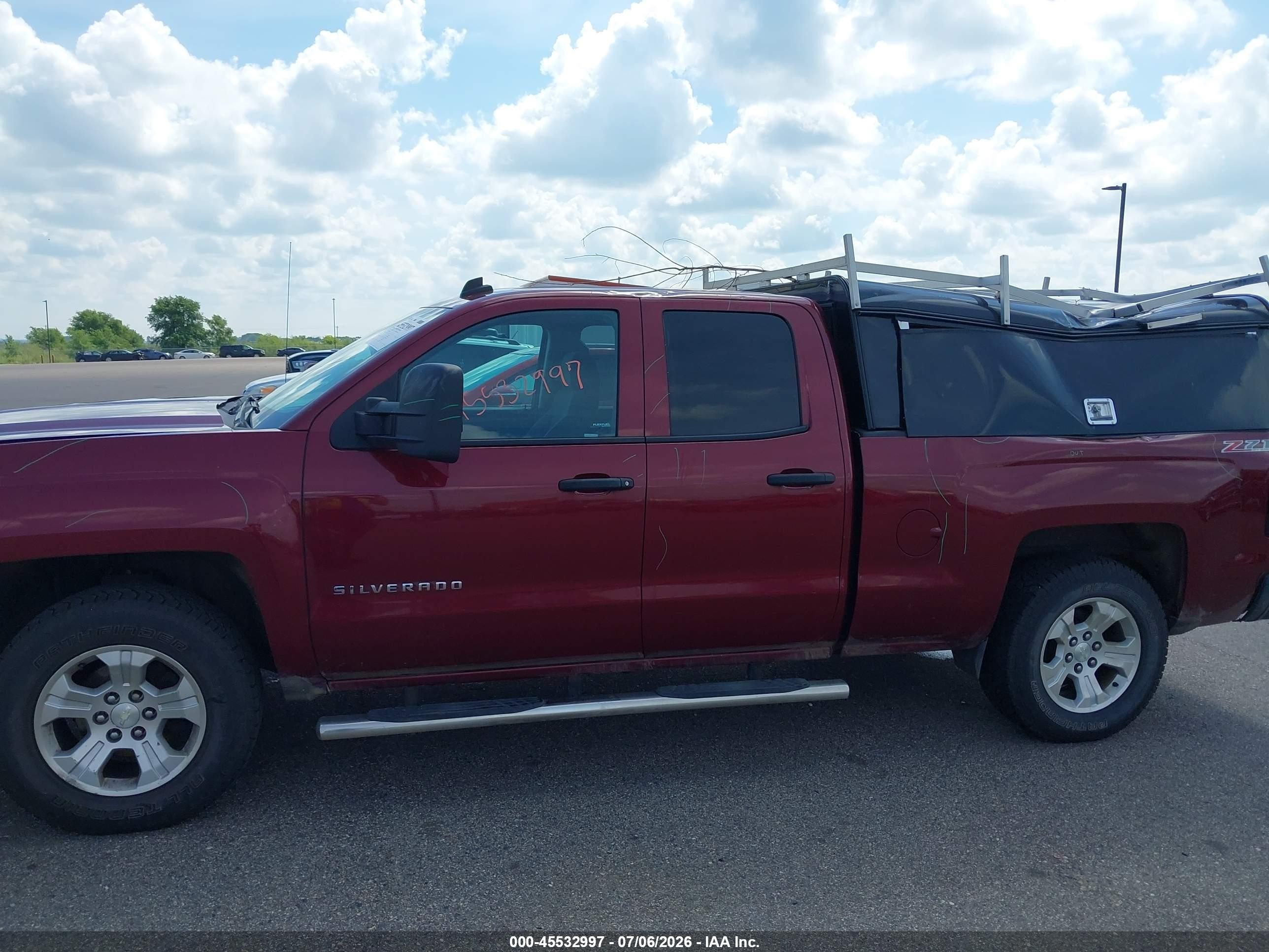 2014 Chevrolet Silverado 1500 Lt Red vin: 1GCVKREC4EZ267183