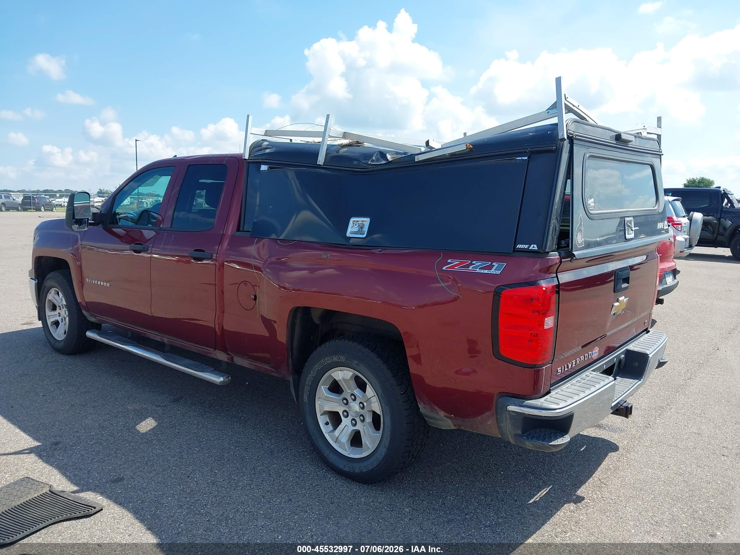 2014 Chevrolet Silverado 1500 Lt Red vin: 1GCVKREC4EZ267183