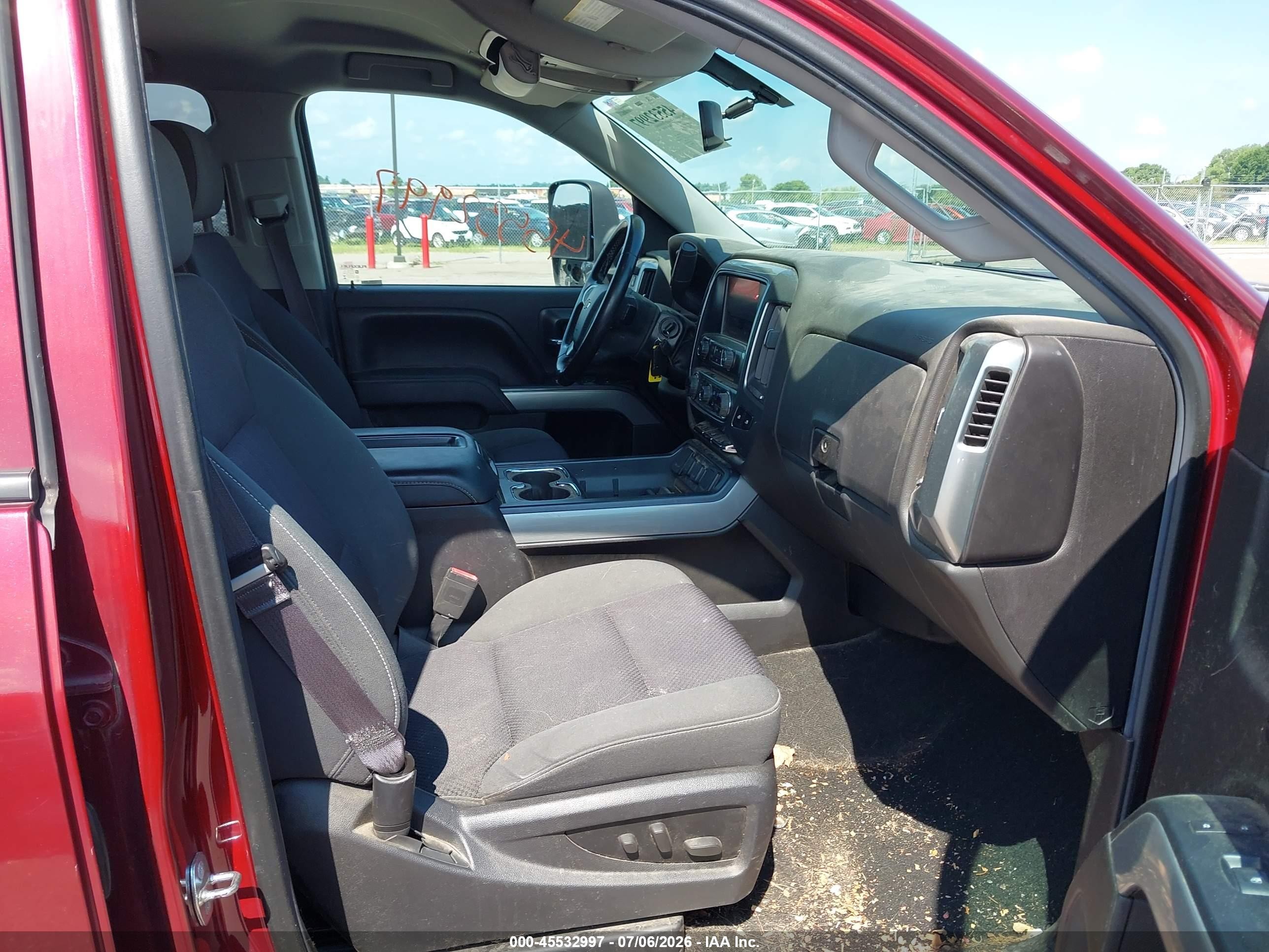 2014 Chevrolet Silverado 1500 Lt Red vin: 1GCVKREC4EZ267183
