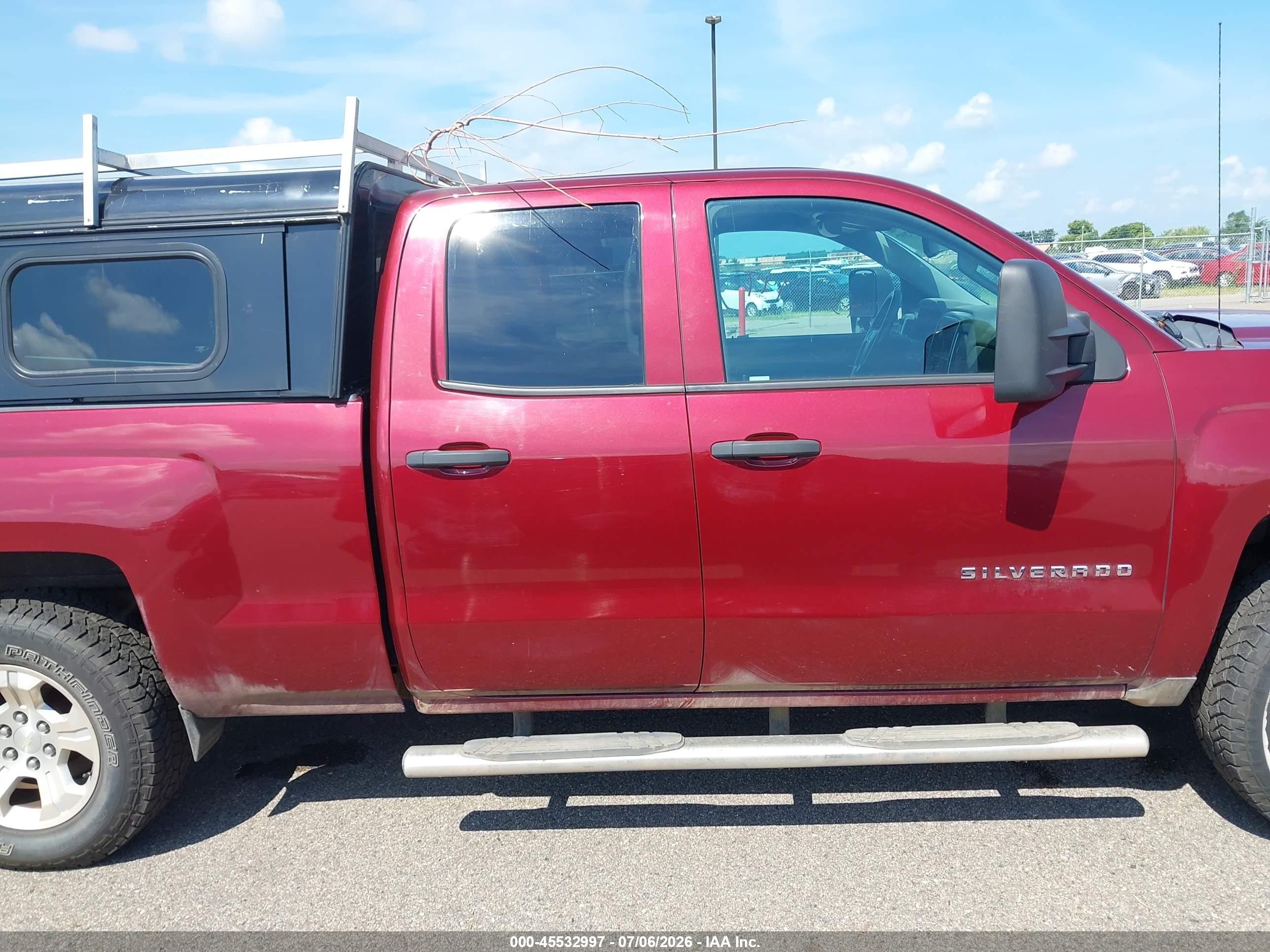 2014 Chevrolet Silverado 1500 Lt Red vin: 1GCVKREC4EZ267183