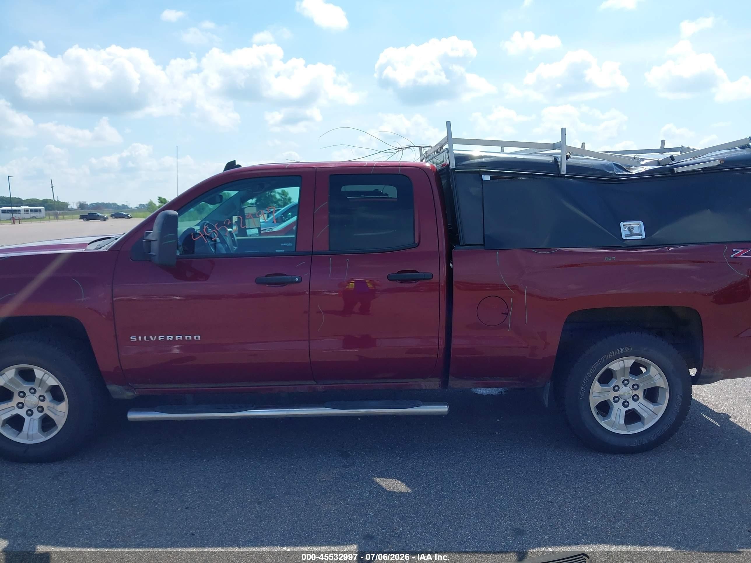 2014 Chevrolet Silverado 1500 Lt Red vin: 1GCVKREC4EZ267183