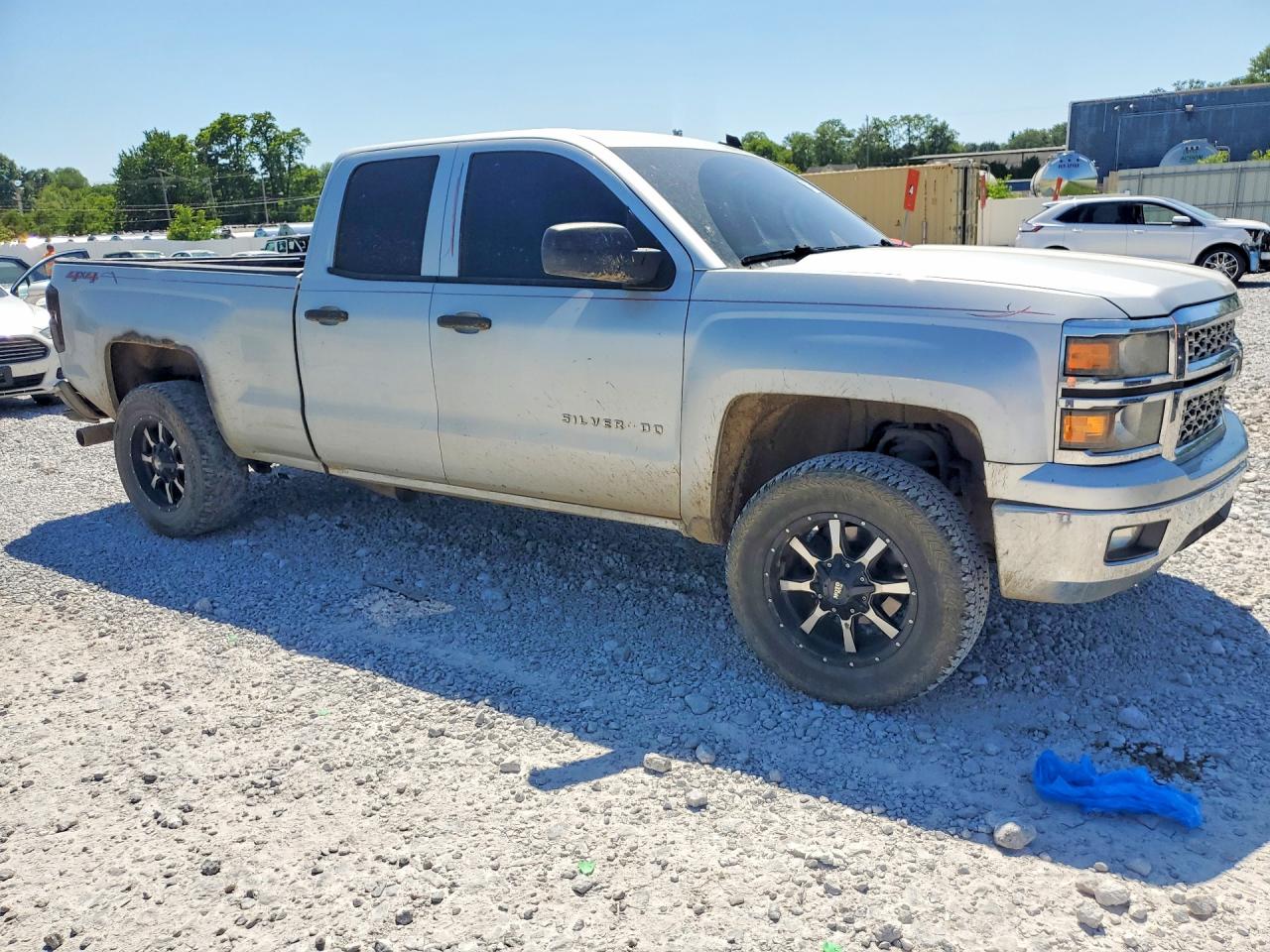 2014 Chevrolet Silverado K1500 Lt Silver vin: 1GCVKREC4EZ270164