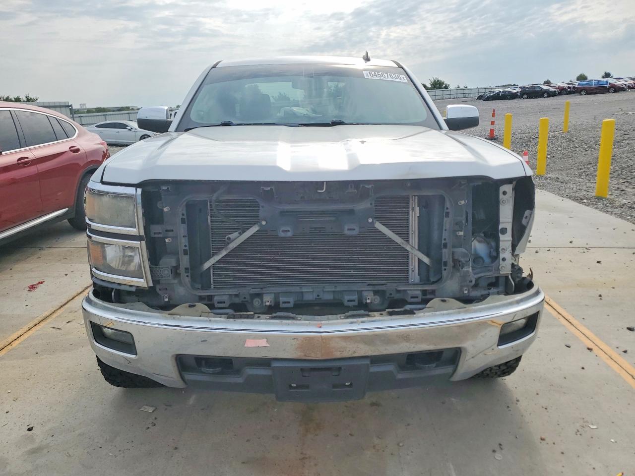 2014 Chevrolet Silverado K1500 Lt Silver vin: 1GCVKREC4EZ310775