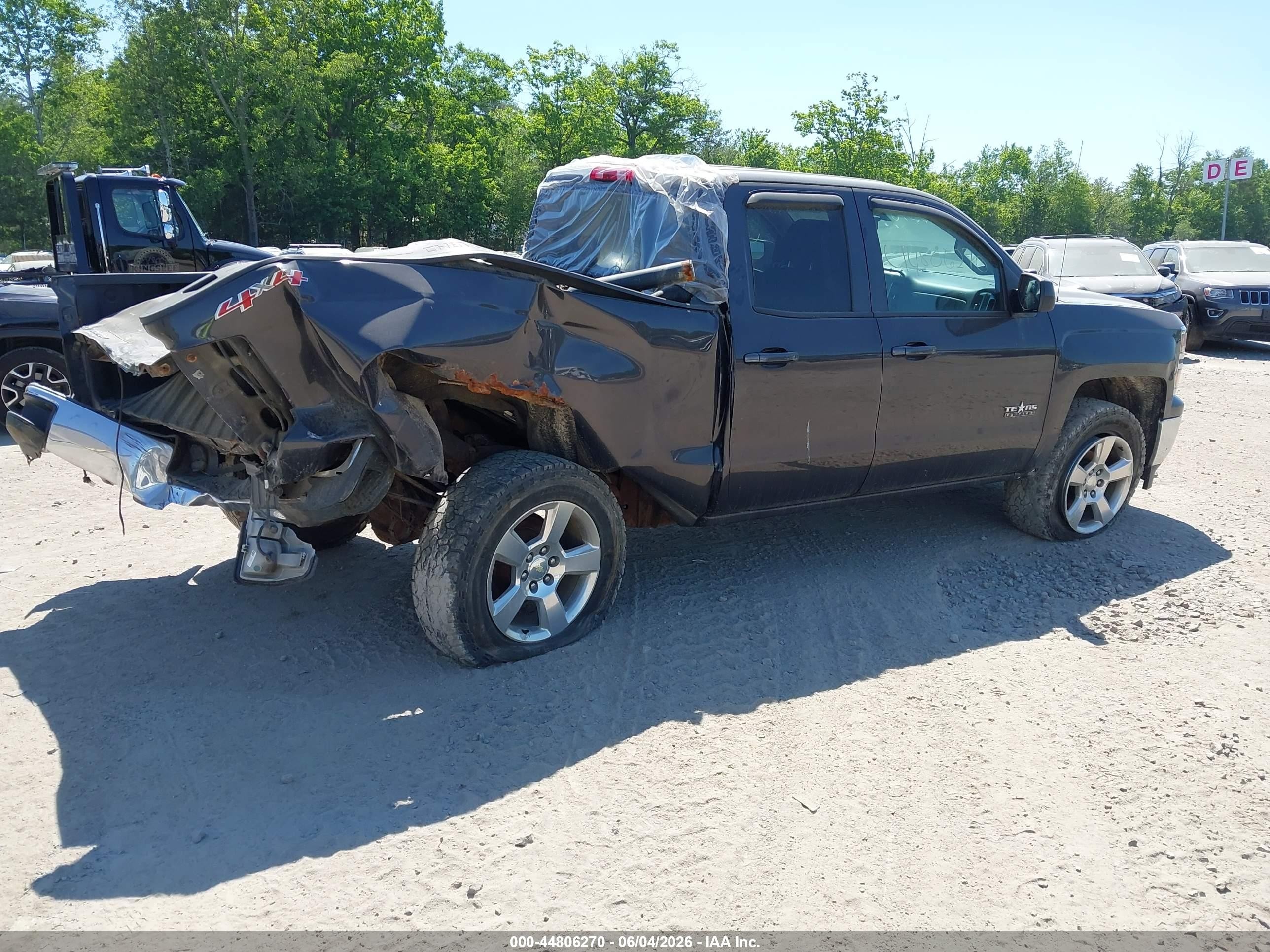 2014 Chevrolet Silverado 1500 1lt Black vin: 1GCVKREC4EZ342870