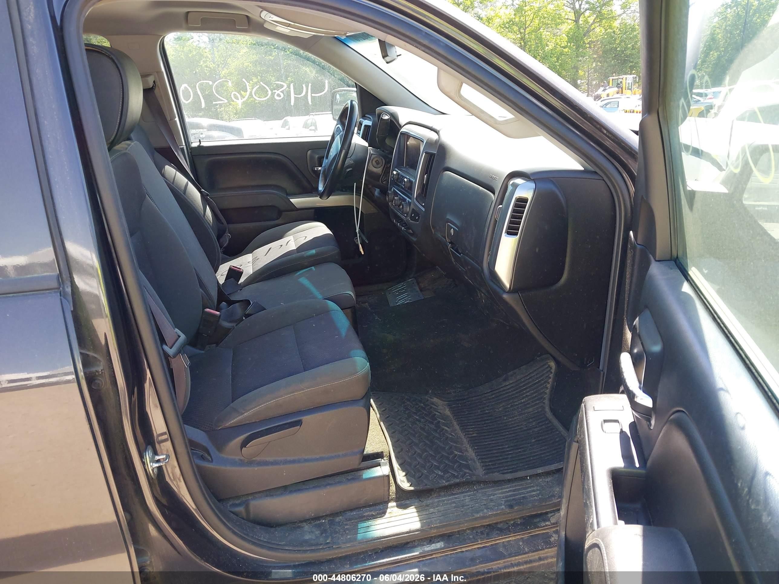 2014 Chevrolet Silverado 1500 1lt Black vin: 1GCVKREC4EZ342870