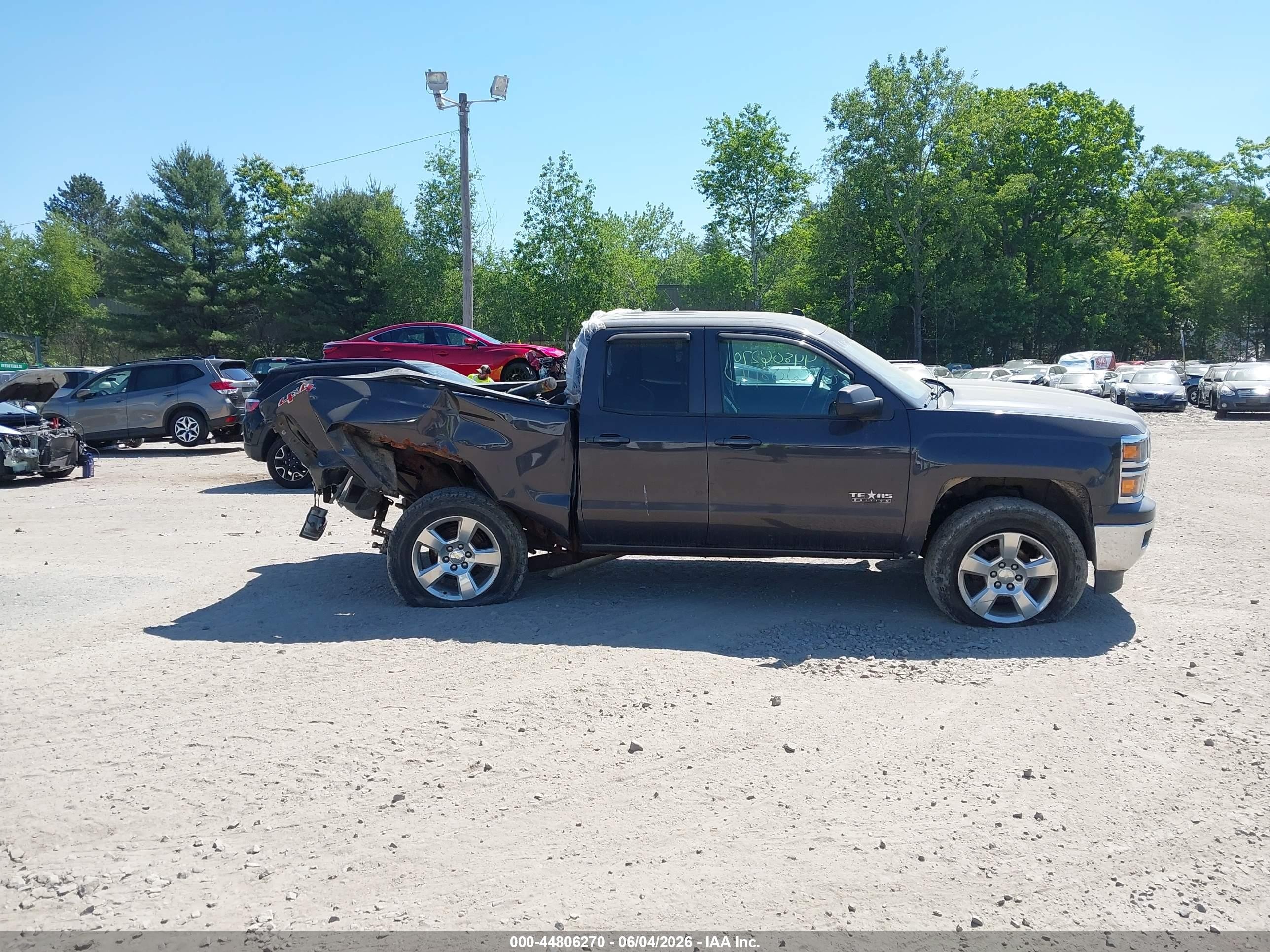 2014 Chevrolet Silverado 1500 1lt Black vin: 1GCVKREC4EZ342870