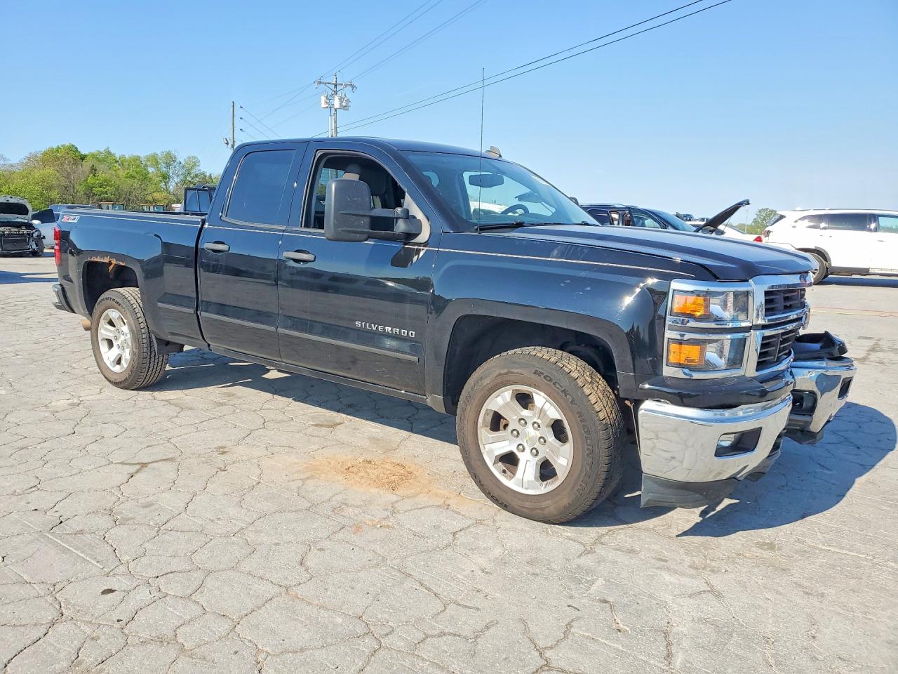 2014 Chevrolet Silverado K1500 Lt Black vin: 1GCVKREC4EZ348314