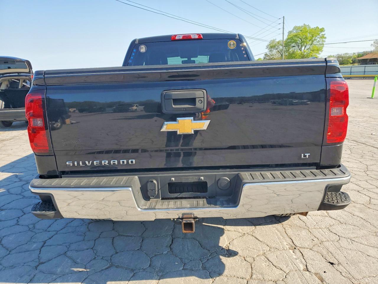 2014 Chevrolet Silverado K1500 Lt Black vin: 1GCVKREC4EZ348314