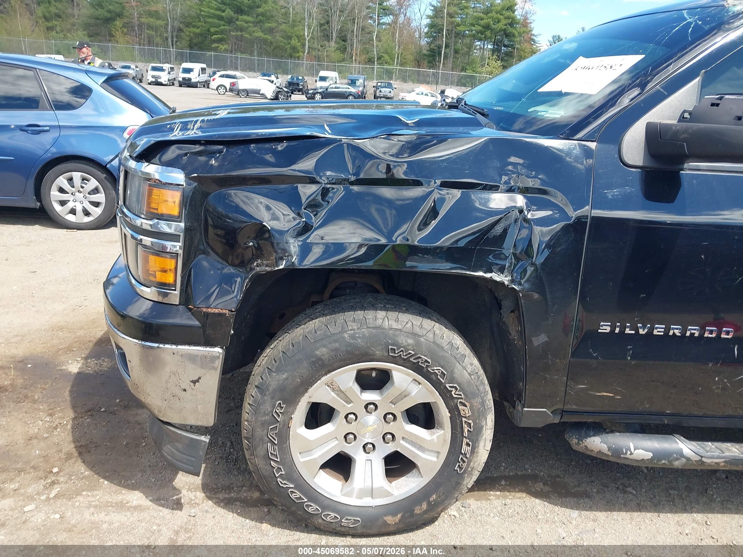 2014 Chevrolet Silverado 1500 2lt Black vin: 1GCVKREC4EZ348491