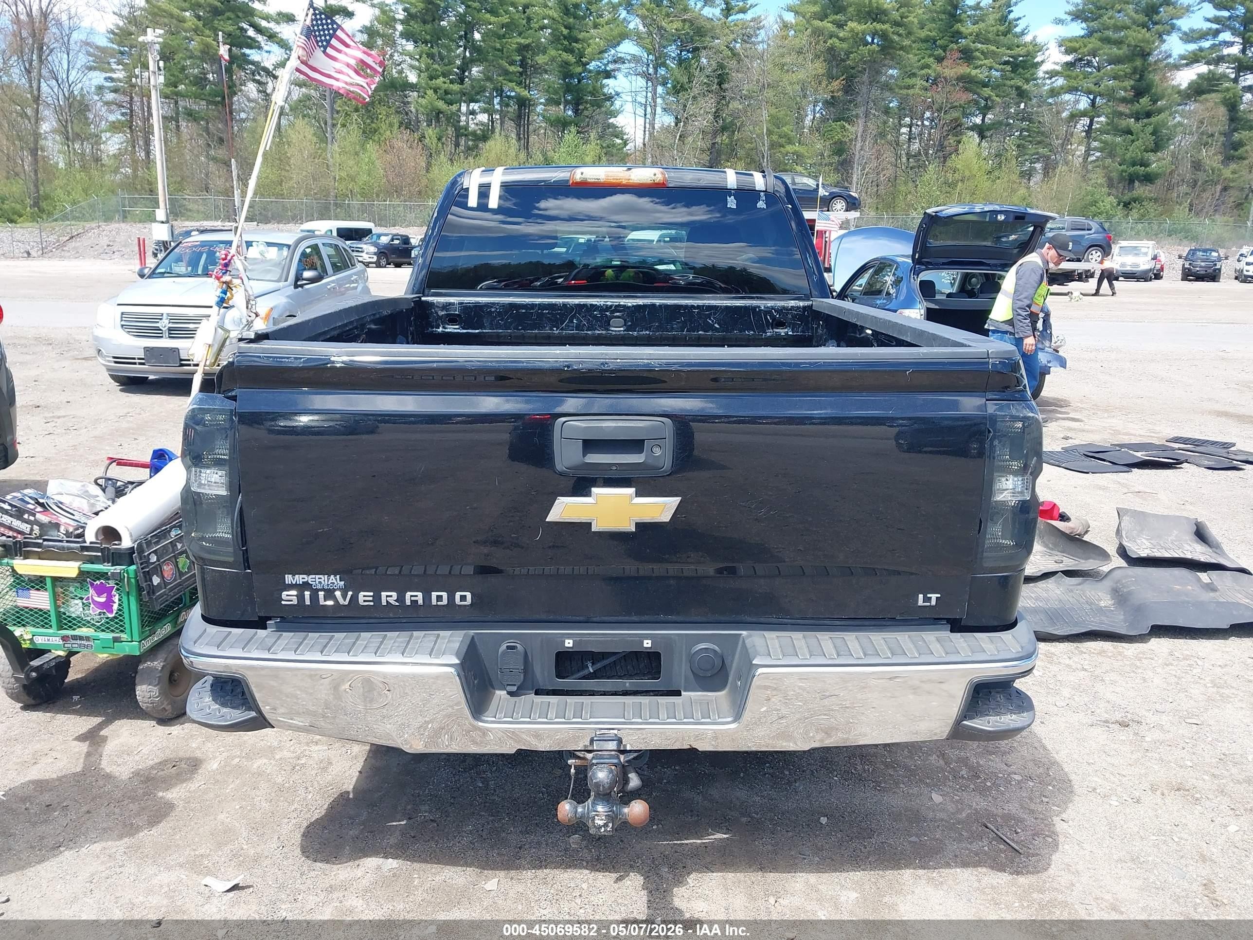 2014 Chevrolet Silverado 1500 2lt Black vin: 1GCVKREC4EZ348491