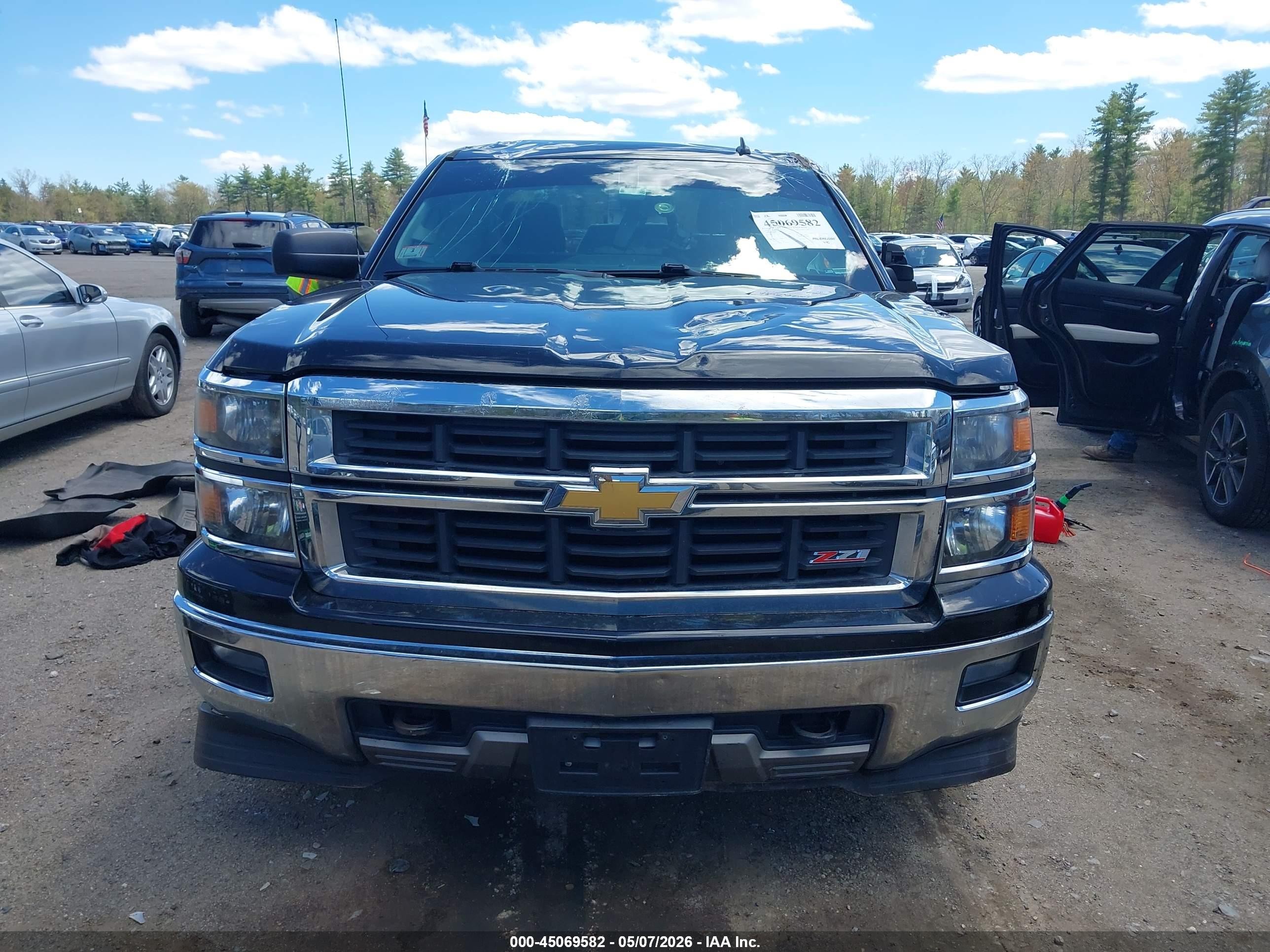2014 Chevrolet Silverado 1500 2lt Black vin: 1GCVKREC4EZ348491