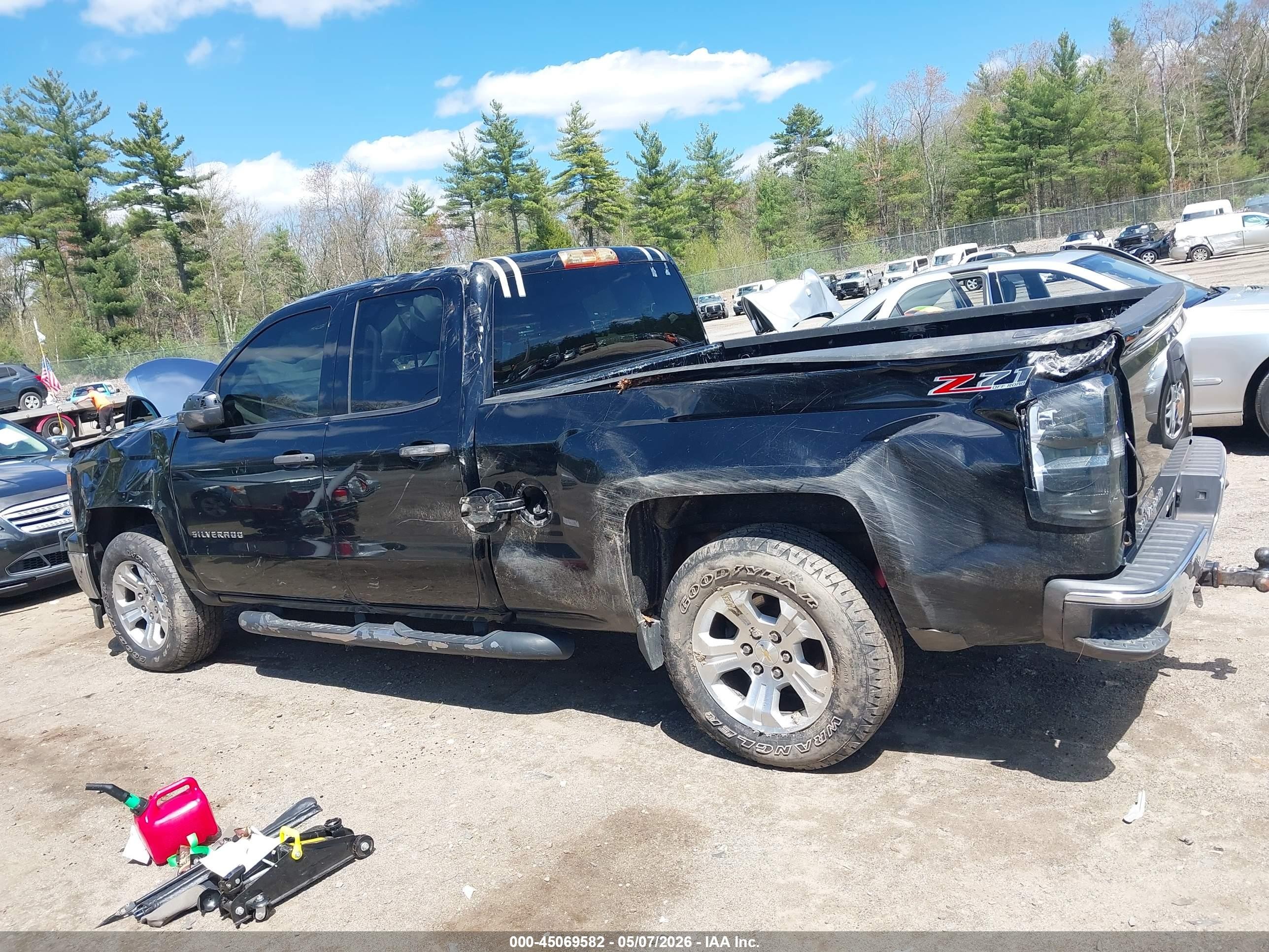 2014 Chevrolet Silverado 1500 2lt Black vin: 1GCVKREC4EZ348491