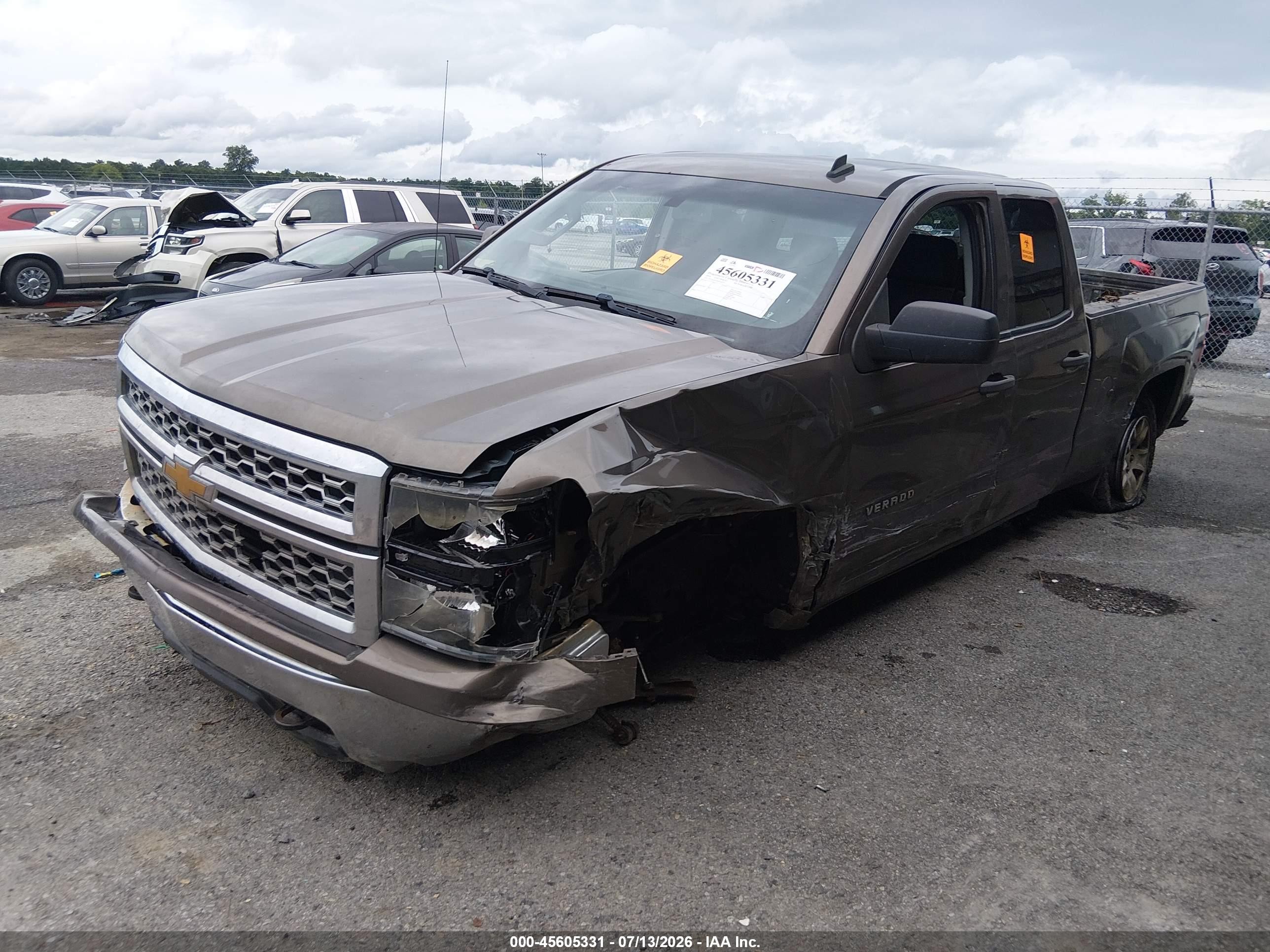 2014 Chevrolet Silverado 1500 Lt Pewter vin: 1GCVKREC4EZ350323