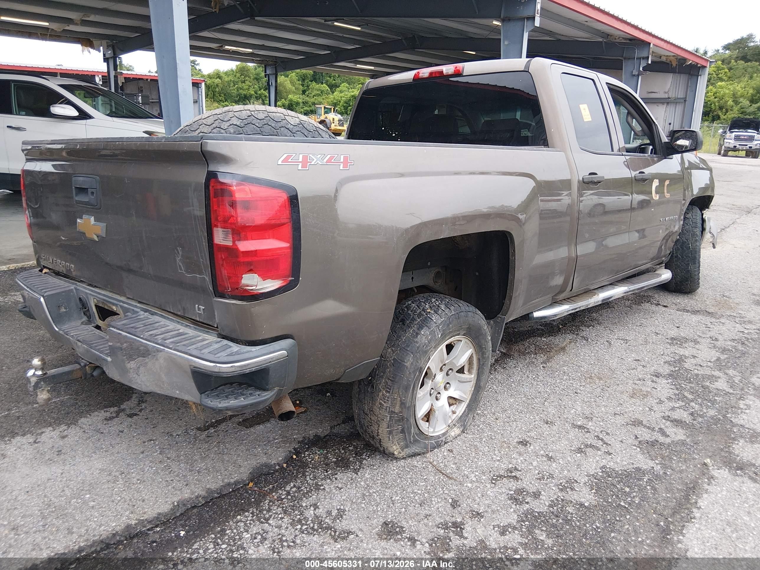 2014 Chevrolet Silverado 1500 Lt Pewter vin: 1GCVKREC4EZ350323