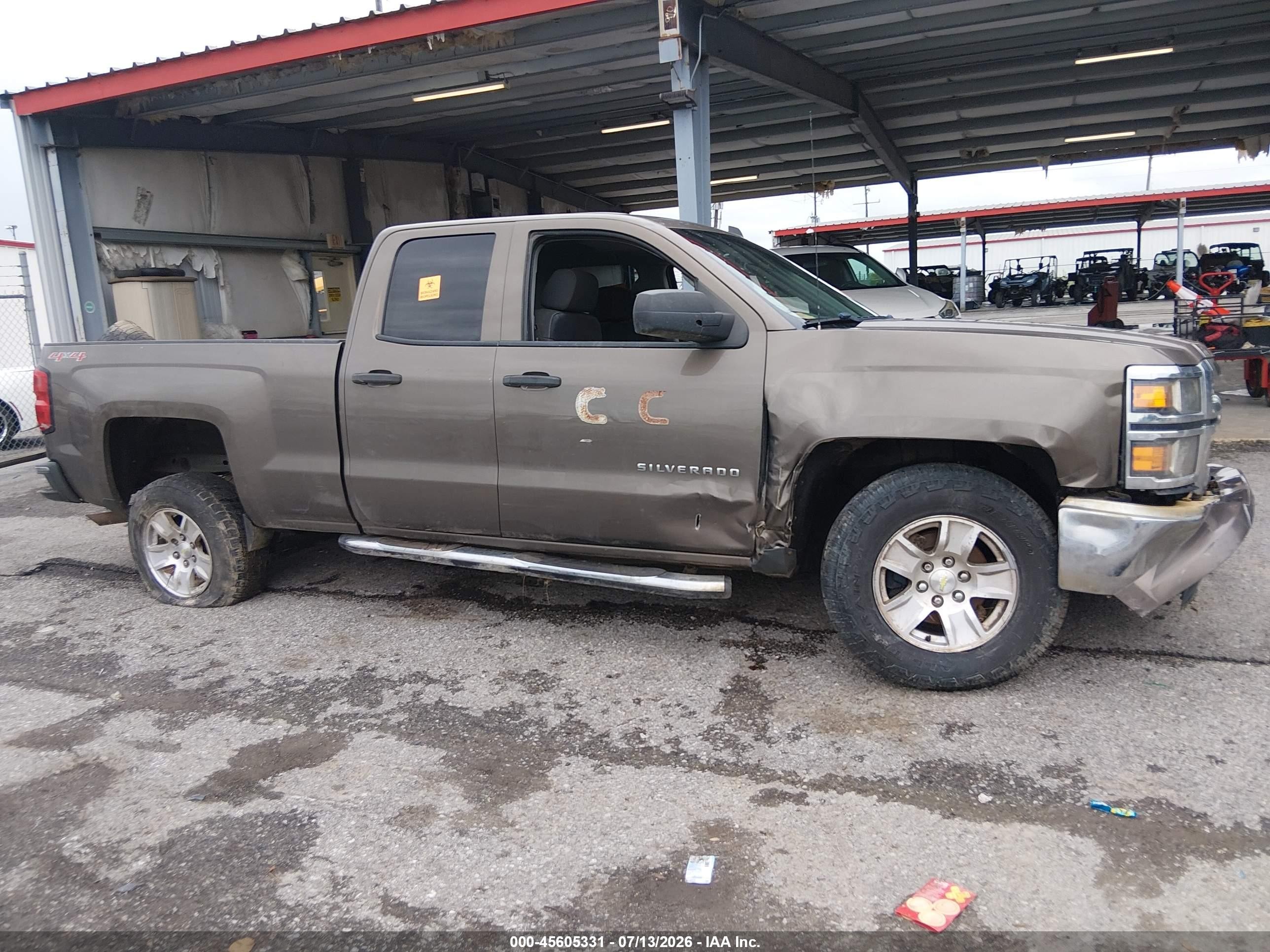 2014 Chevrolet Silverado 1500 Lt Pewter vin: 1GCVKREC4EZ350323