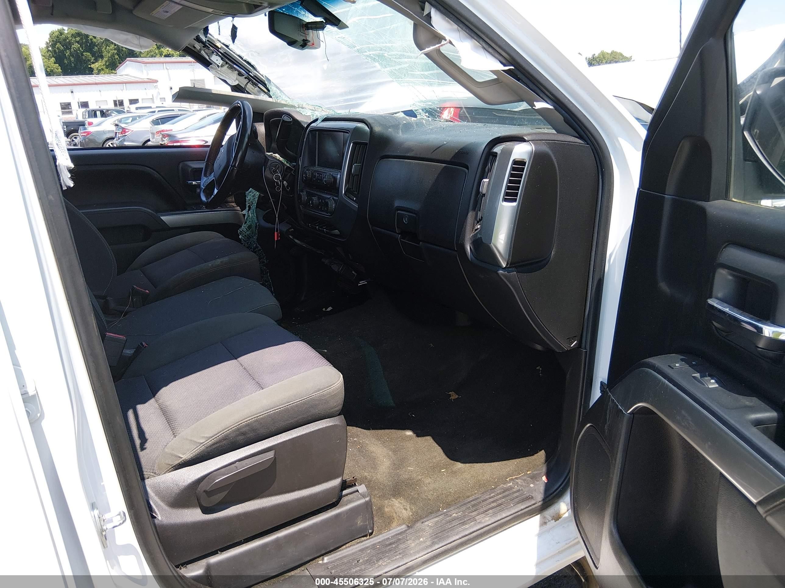 2015 Chevrolet Silverado 1500 1lt Белый vin: 1GCVKREC4FZ164511