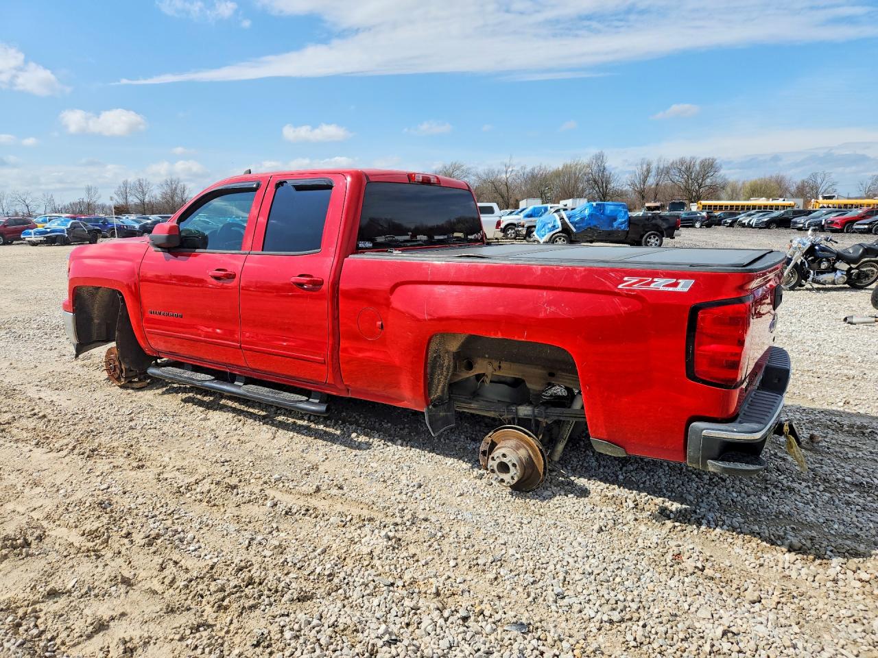 2015 Chevrolet Silverado K1500 Lt Red vin: 1GCVKREC4FZ172673