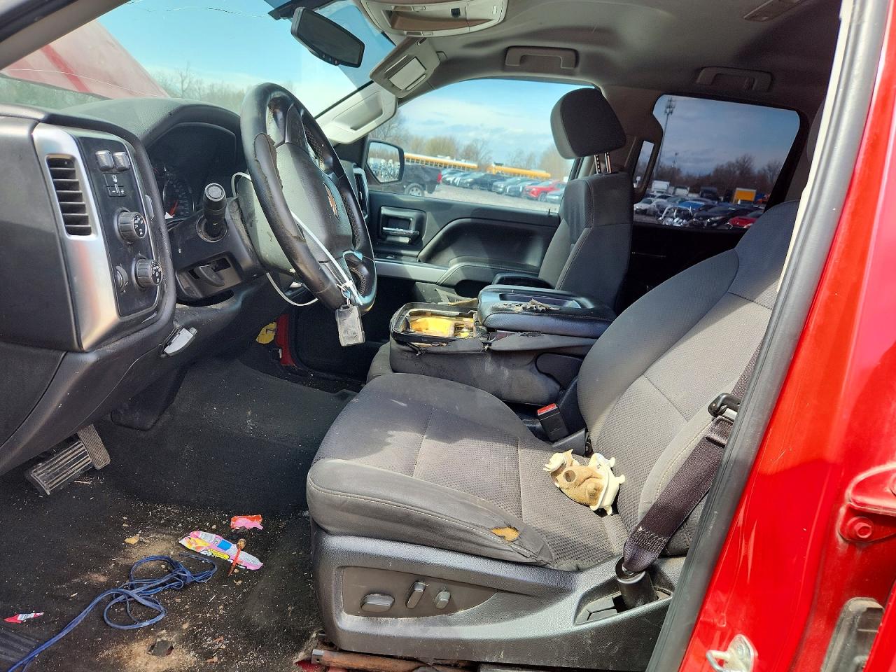 2015 Chevrolet Silverado K1500 Lt Red vin: 1GCVKREC4FZ172673