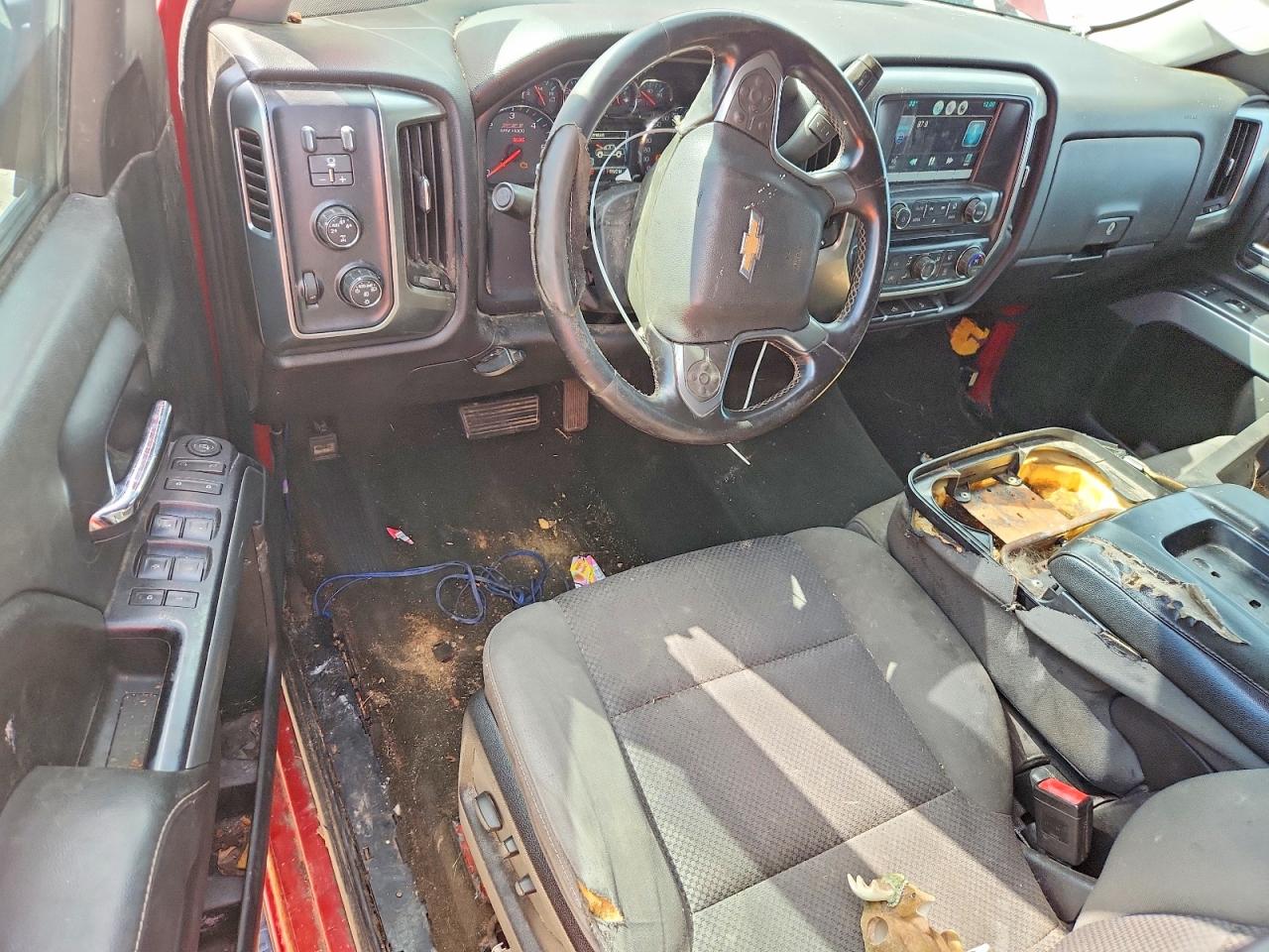 2015 Chevrolet Silverado K1500 Lt Red vin: 1GCVKREC4FZ172673