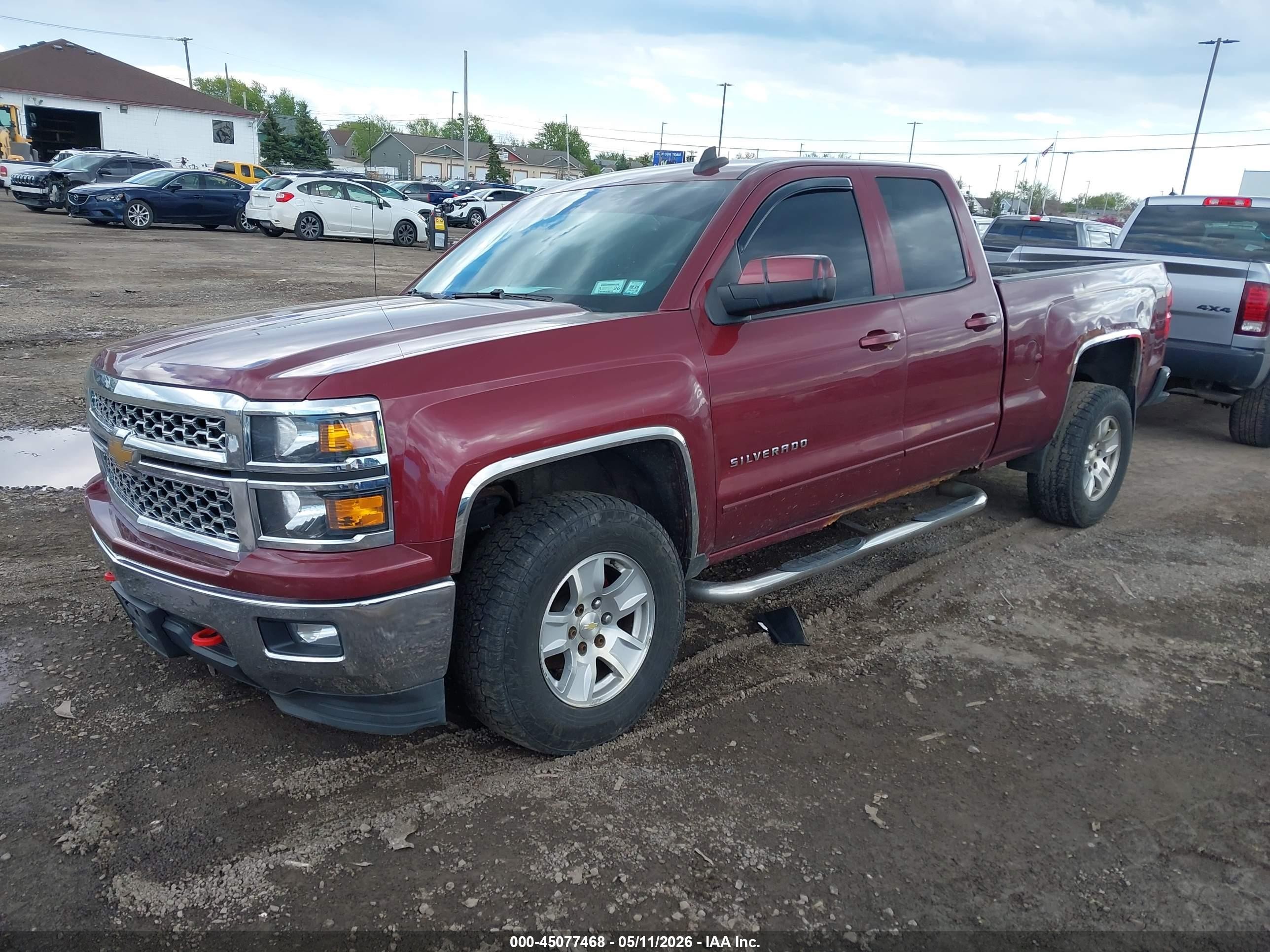 2015 Chevrolet Silverado 1500 1lt Бордовый vin: 1GCVKREC4FZ324631
