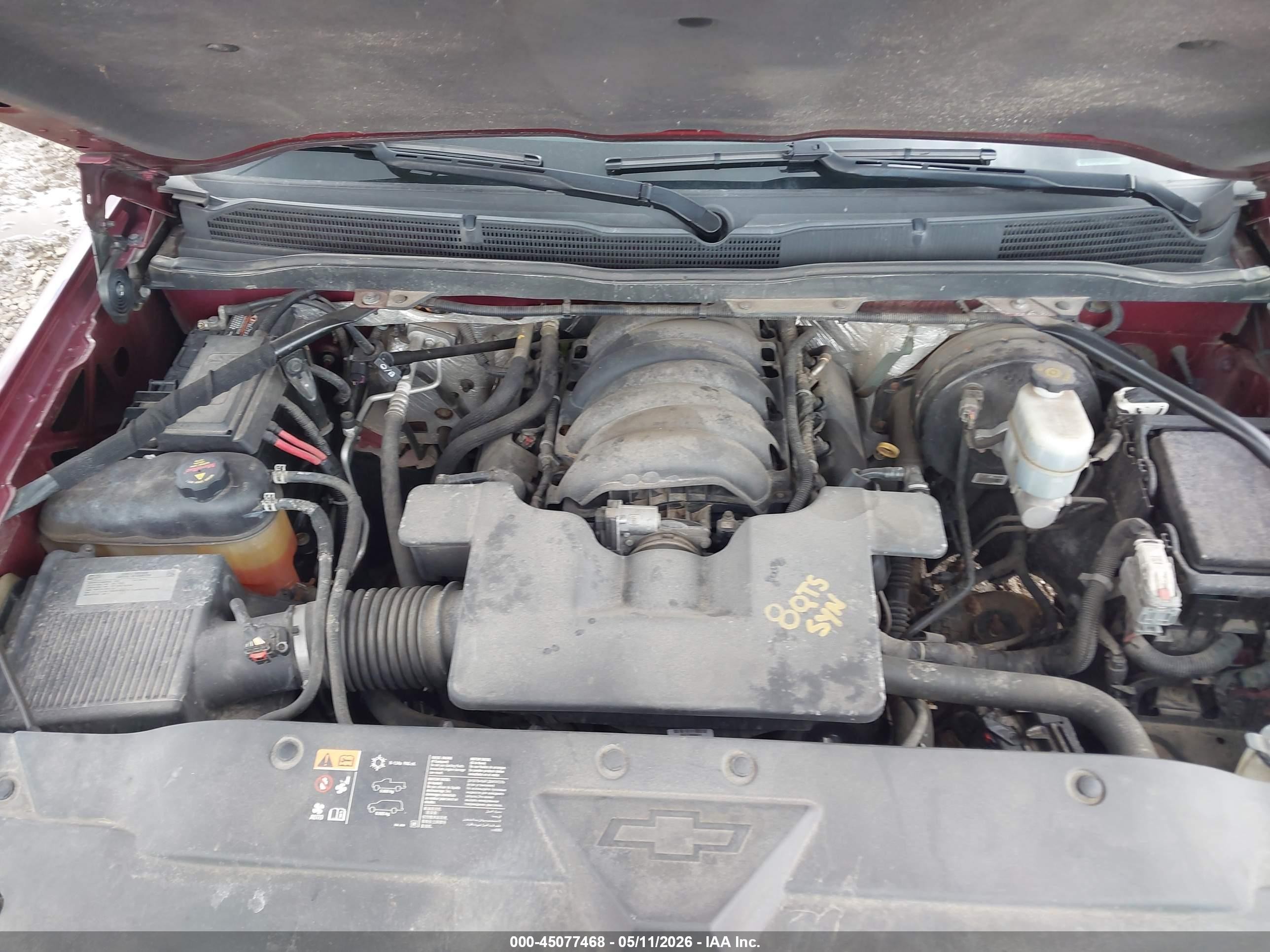2015 Chevrolet Silverado 1500 1lt Бордовый vin: 1GCVKREC4FZ324631