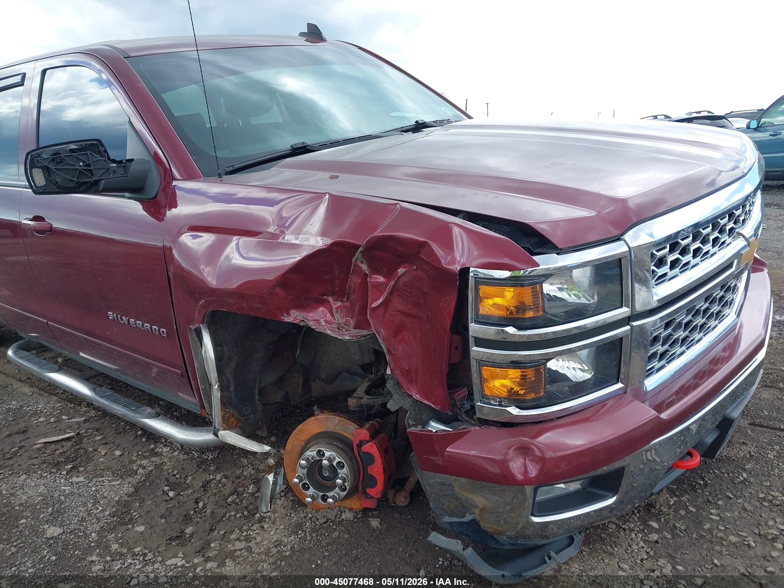 2015 Chevrolet Silverado 1500 1lt Бордовый vin: 1GCVKREC4FZ324631