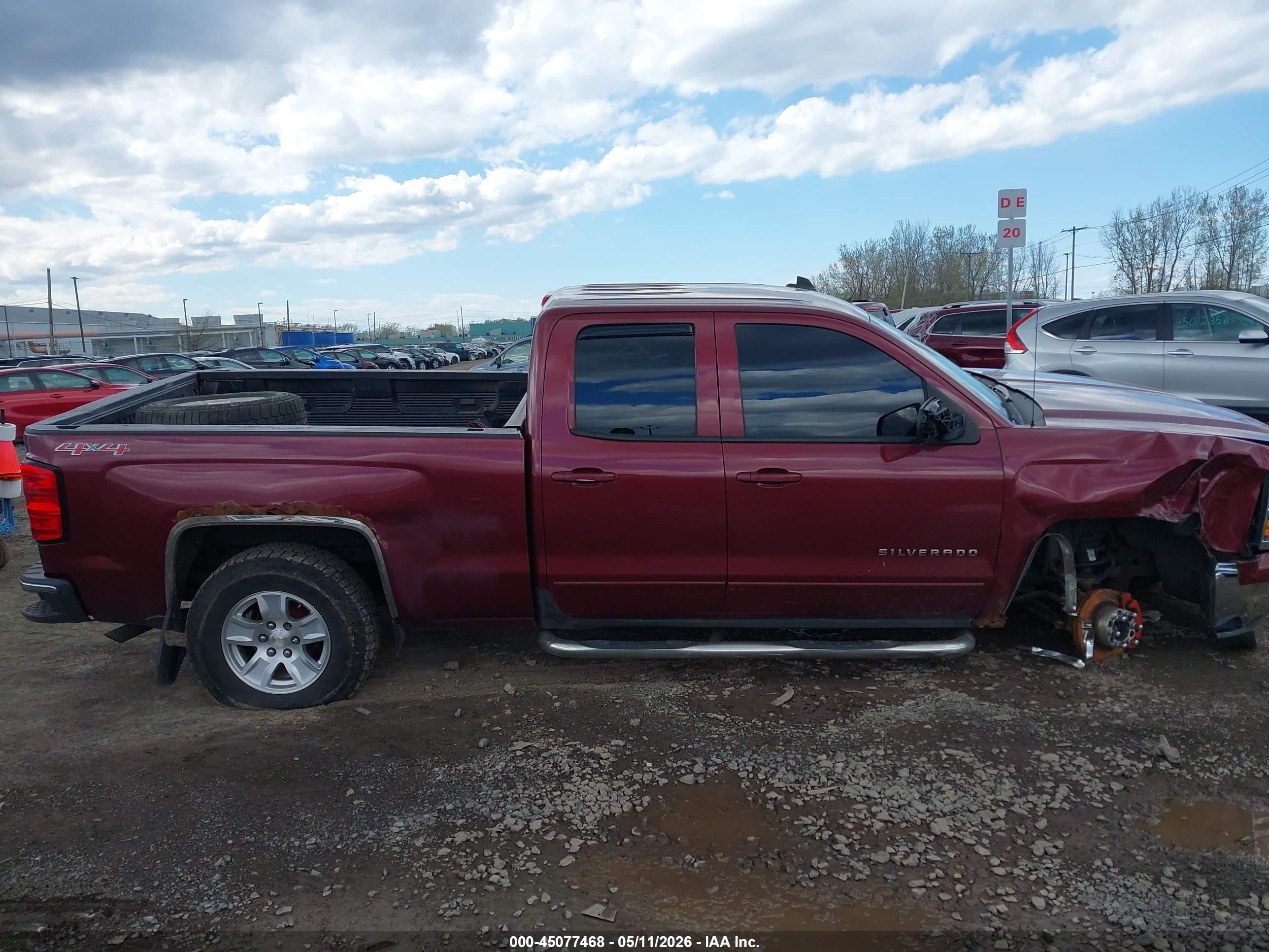 2015 Chevrolet Silverado 1500 1lt Бордовый vin: 1GCVKREC4FZ324631