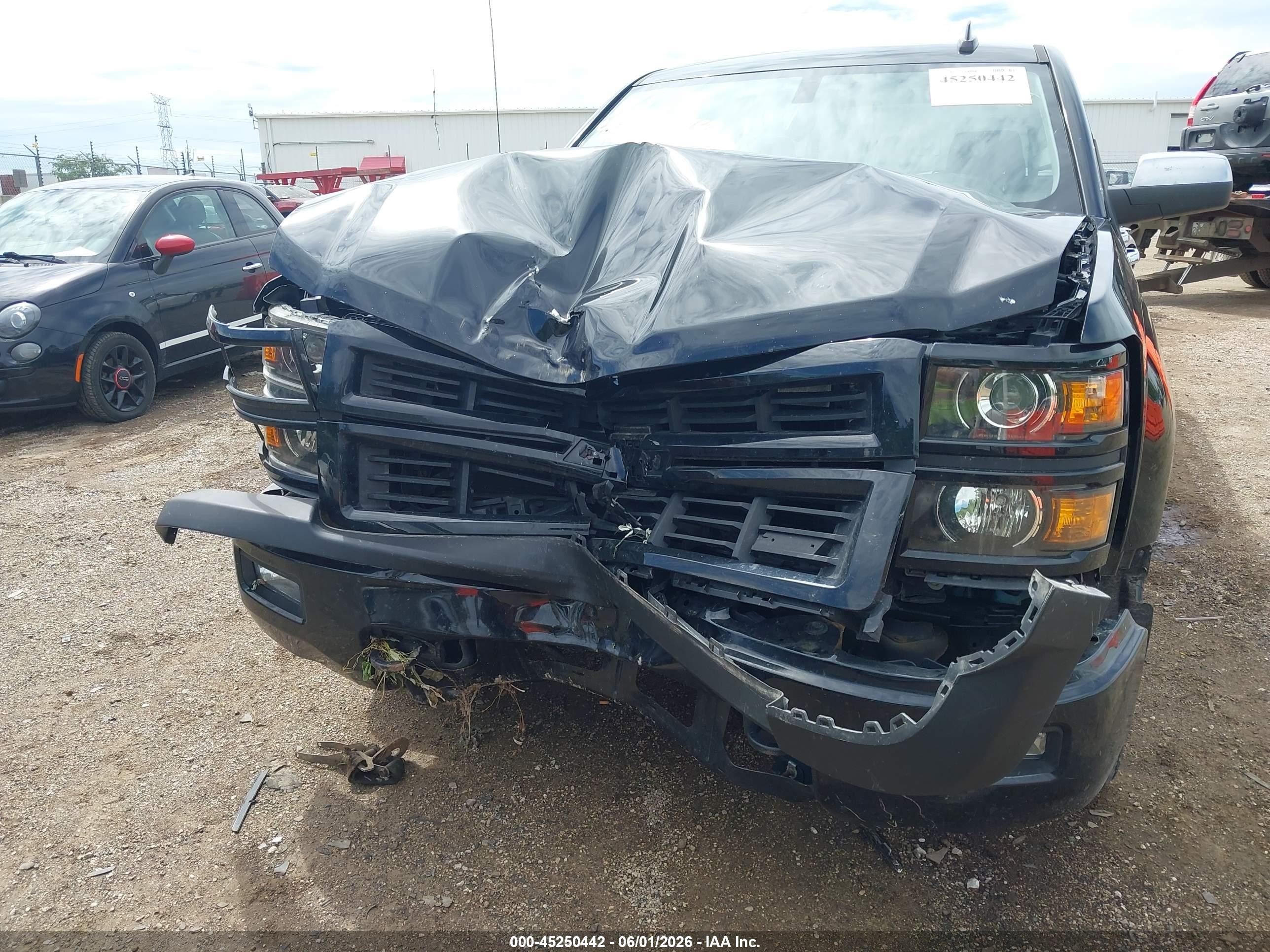 2015 Chevrolet Silverado 1500 2lt Black vin: 1GCVKREC4FZ345690