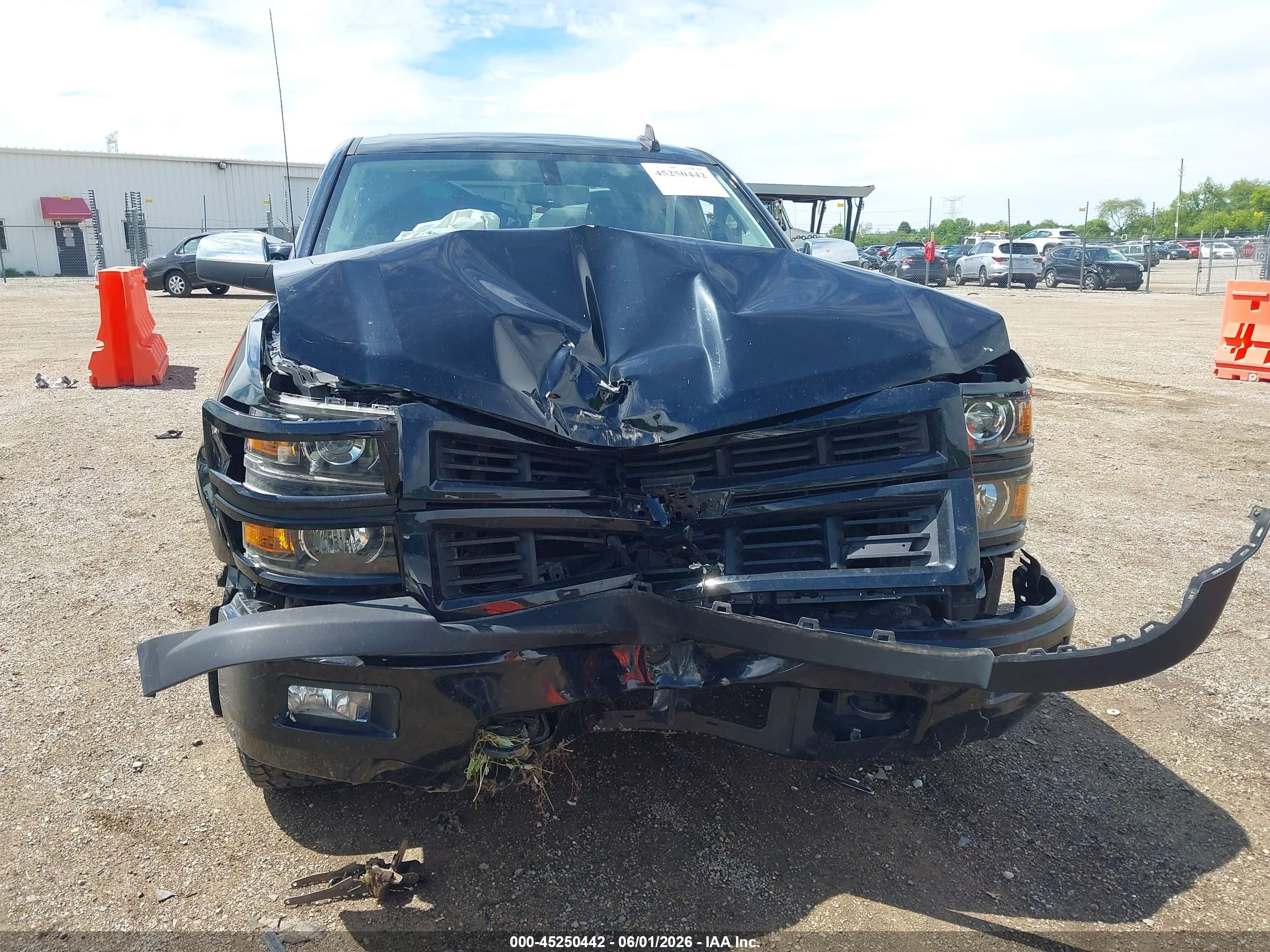 2015 Chevrolet Silverado 1500 2lt Black vin: 1GCVKREC4FZ345690
