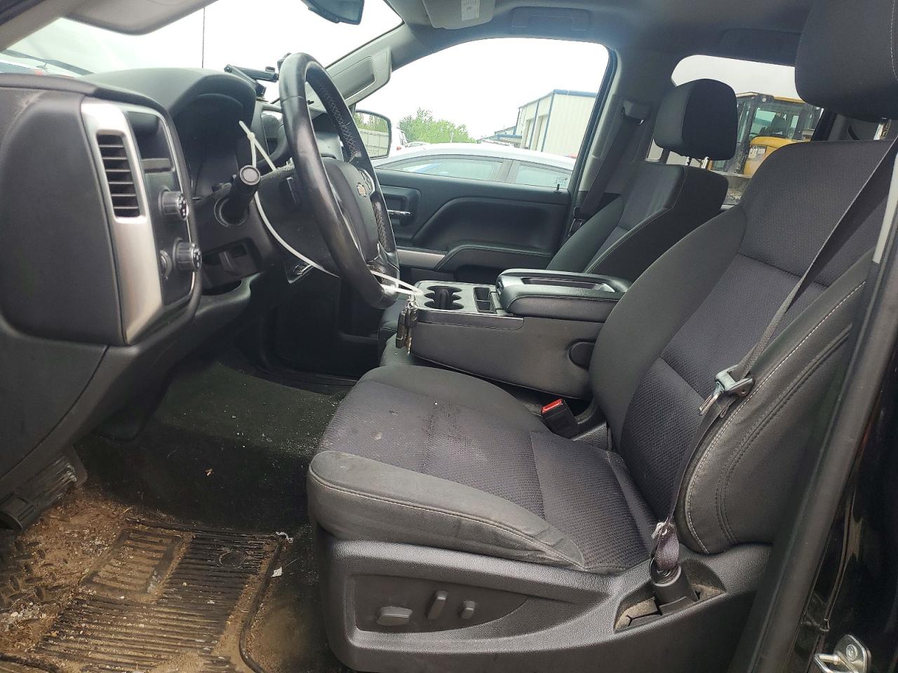 2015 Chevrolet Silverado K1500 Lt Black vin: 1GCVKREC4FZ356818