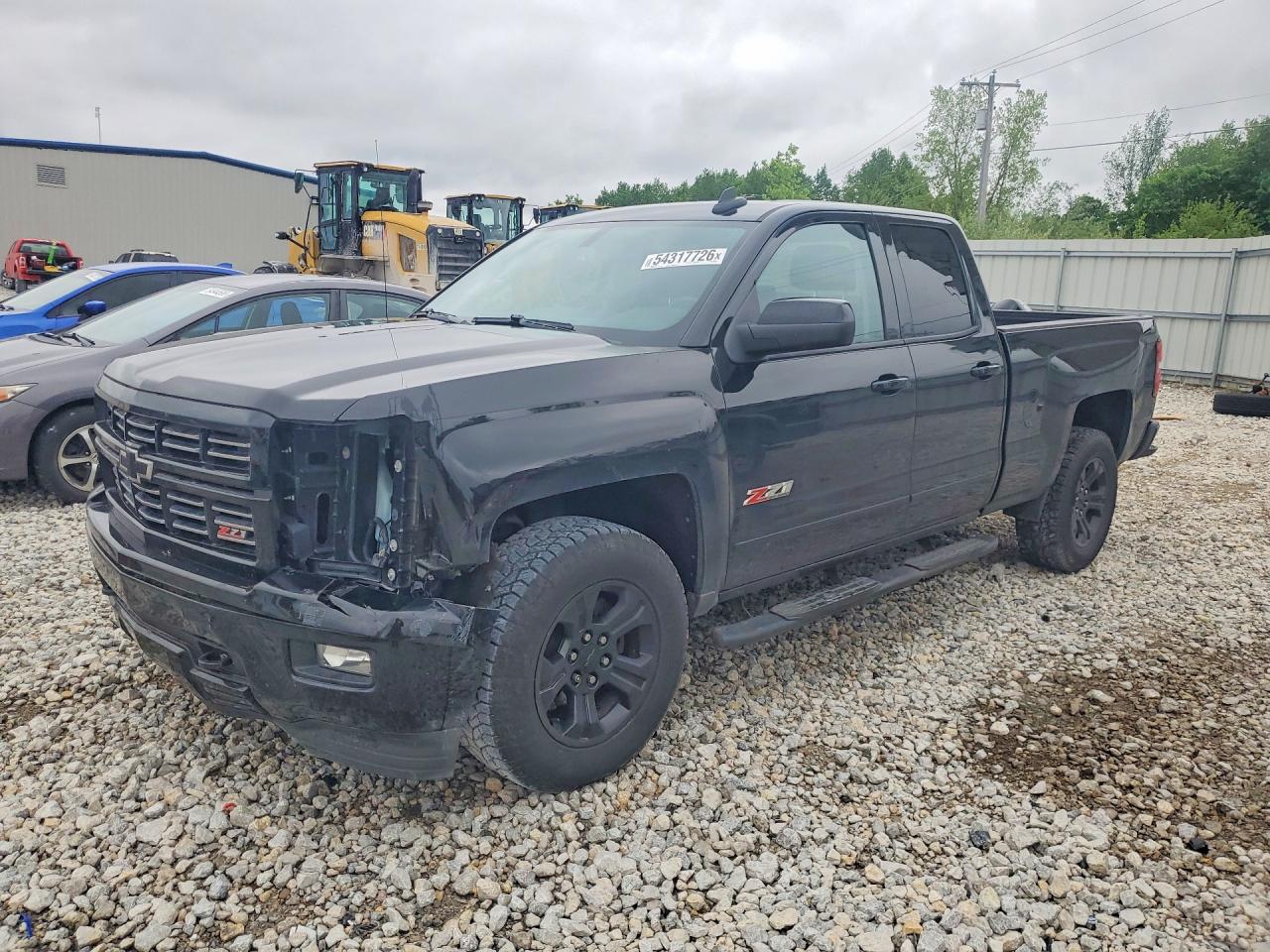 2015 Chevrolet Silverado K1500 Lt Black vin: 1GCVKREC4FZ356818
