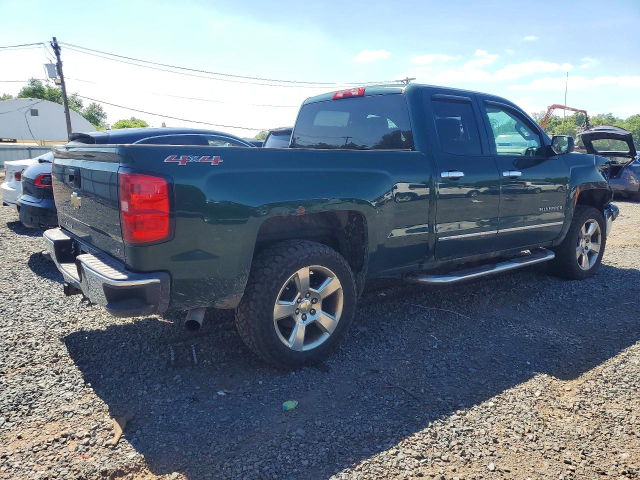 2015 Chevrolet Silverado K1500 Lt Green vin: 1GCVKREC4FZ370413