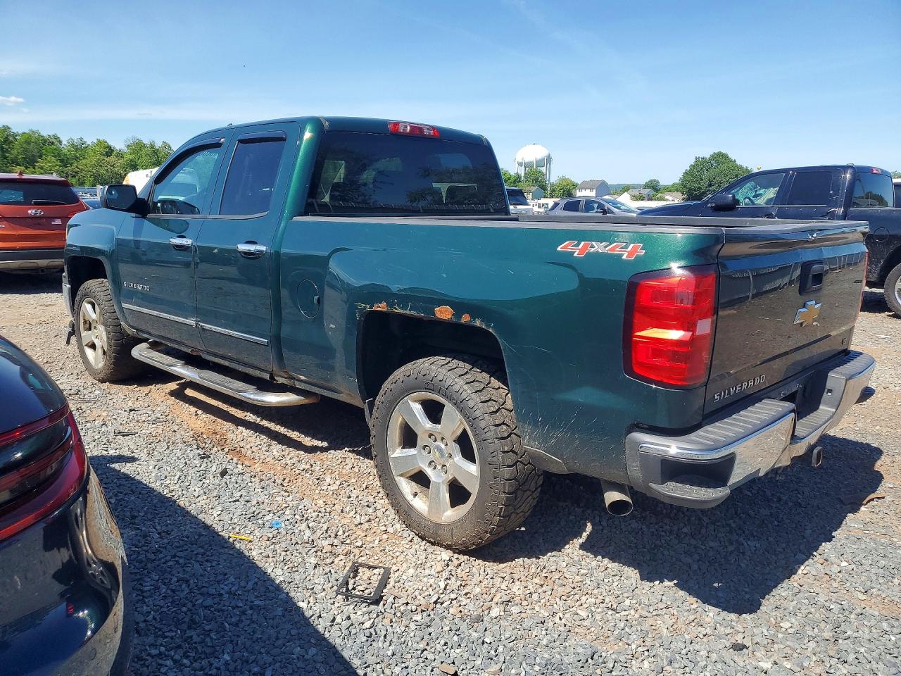 2015 Chevrolet Silverado K1500 Lt Green vin: 1GCVKREC4FZ370413