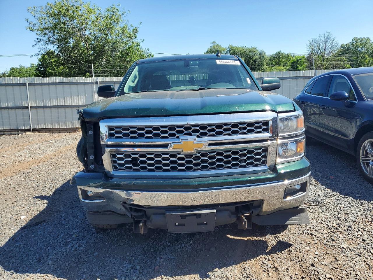 2015 Chevrolet Silverado K1500 Lt Green vin: 1GCVKREC4FZ370413