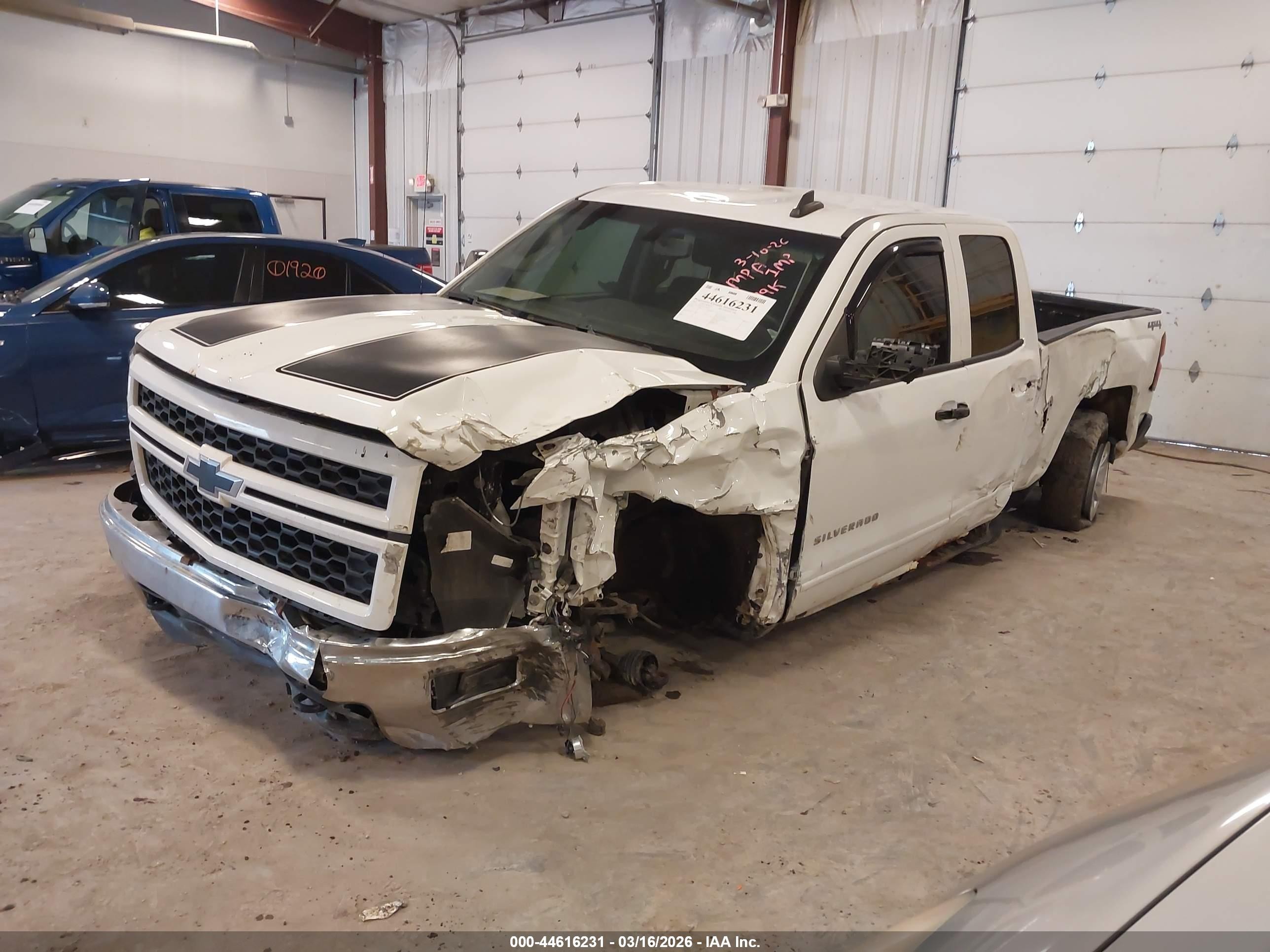 2015 Chevrolet Silverado 1500 1lt White vin: 1GCVKREC4FZ390919