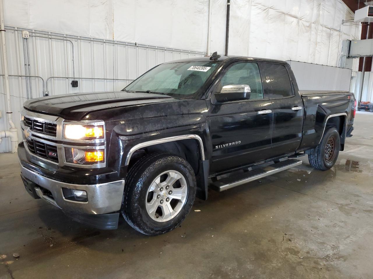 2015 Chevrolet Silverado K1500 Lt Black vin: 1GCVKREC4FZ405418