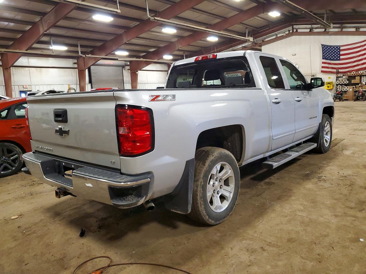 2015 Chevrolet Silverado K1500 Lt Silver vin: 1GCVKREC4FZ444641