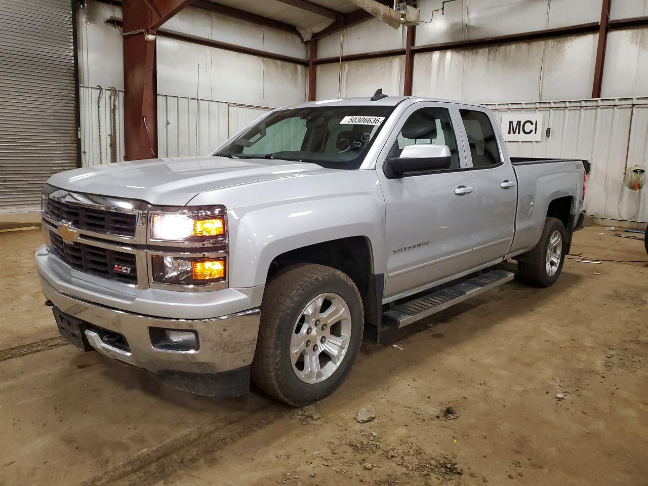 2015 Chevrolet Silverado K1500 Lt Silver vin: 1GCVKREC4FZ444641