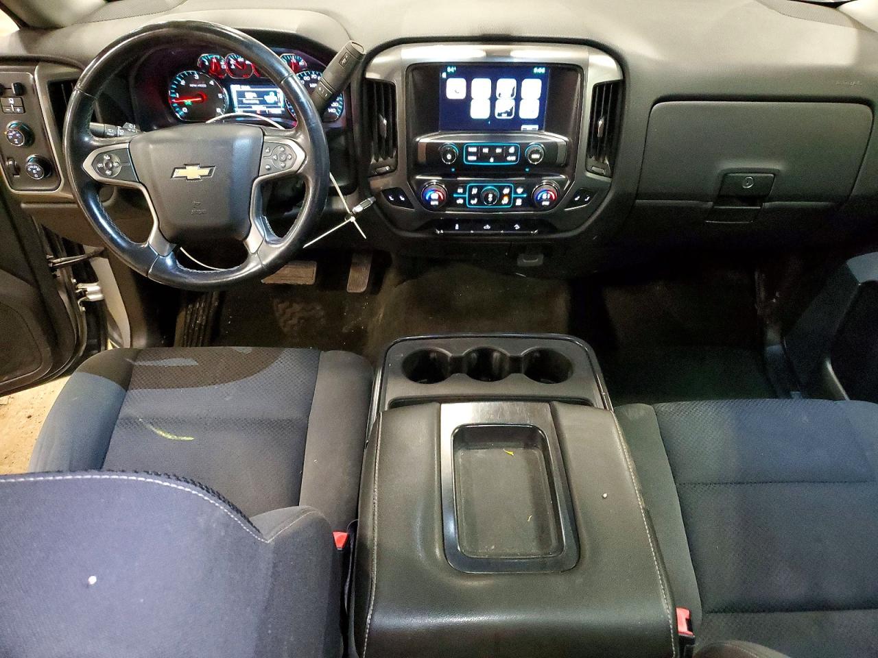 2015 Chevrolet Silverado K1500 Lt Silver vin: 1GCVKREC4FZ444641
