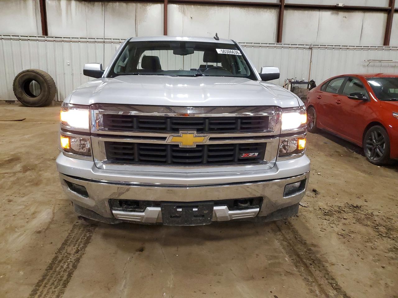 2015 Chevrolet Silverado K1500 Lt Silver vin: 1GCVKREC4FZ444641