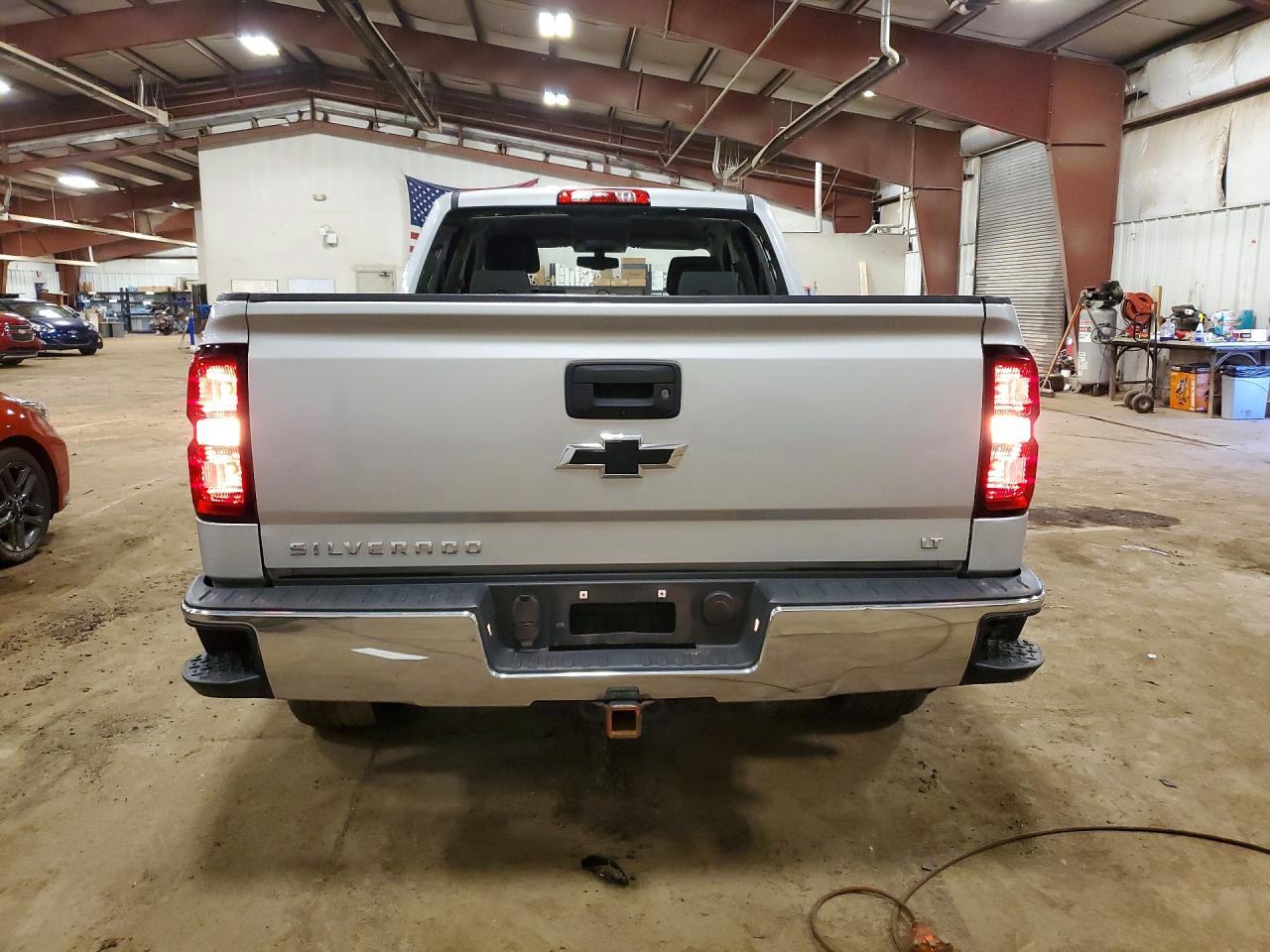 2015 Chevrolet Silverado K1500 Lt Silver vin: 1GCVKREC4FZ444641