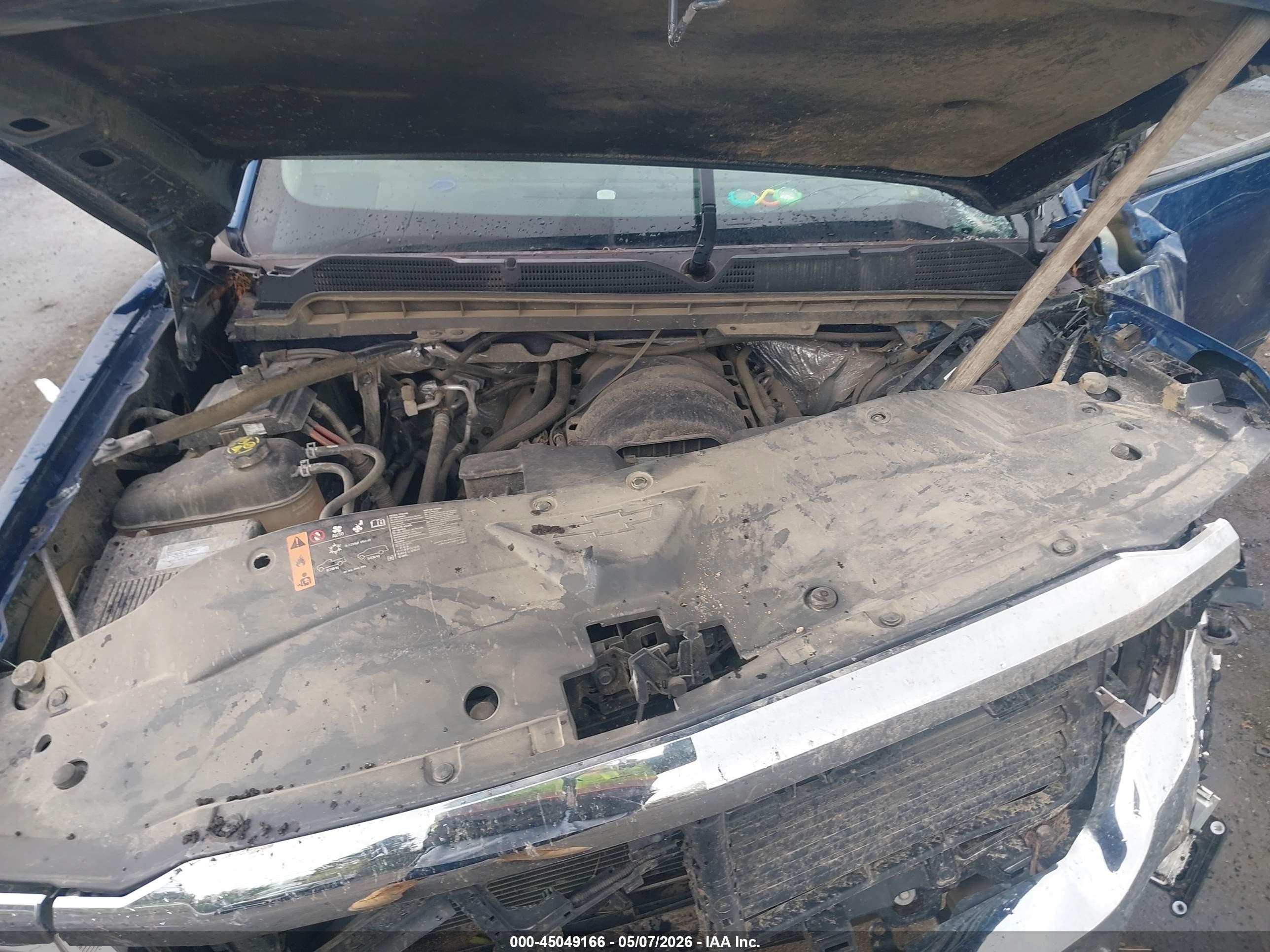 2017 Chevrolet Silverado 1500 1lt Синий vin: 1GCVKREC4HZ136498