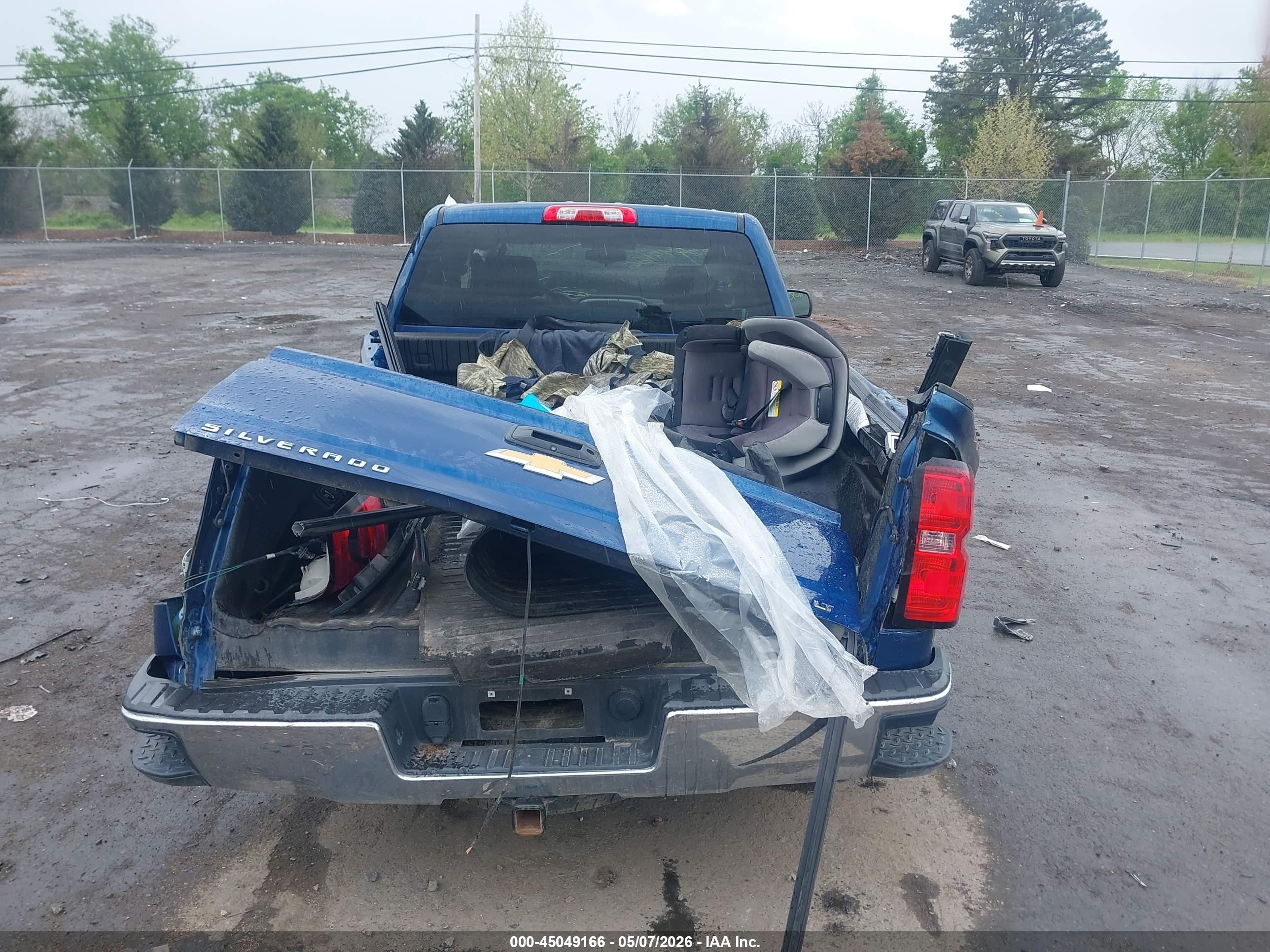 2017 Chevrolet Silverado 1500 1lt Синий vin: 1GCVKREC4HZ136498