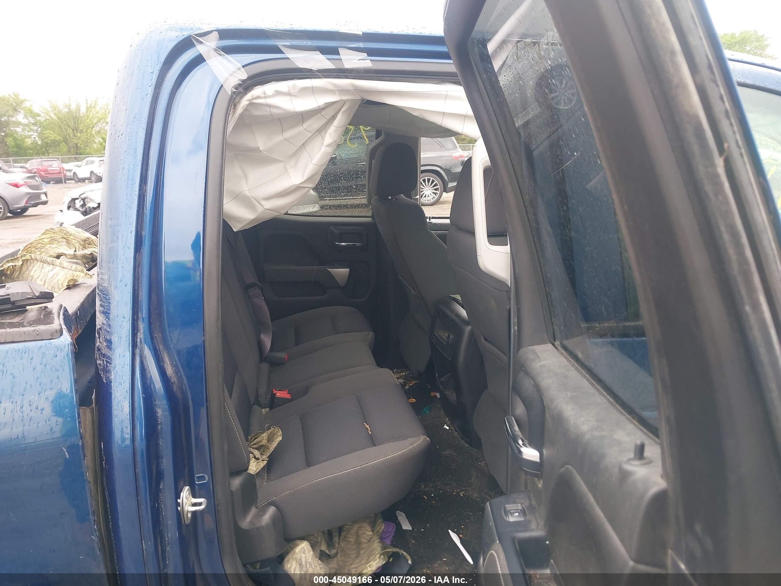 2017 Chevrolet Silverado 1500 1lt Синий vin: 1GCVKREC4HZ136498