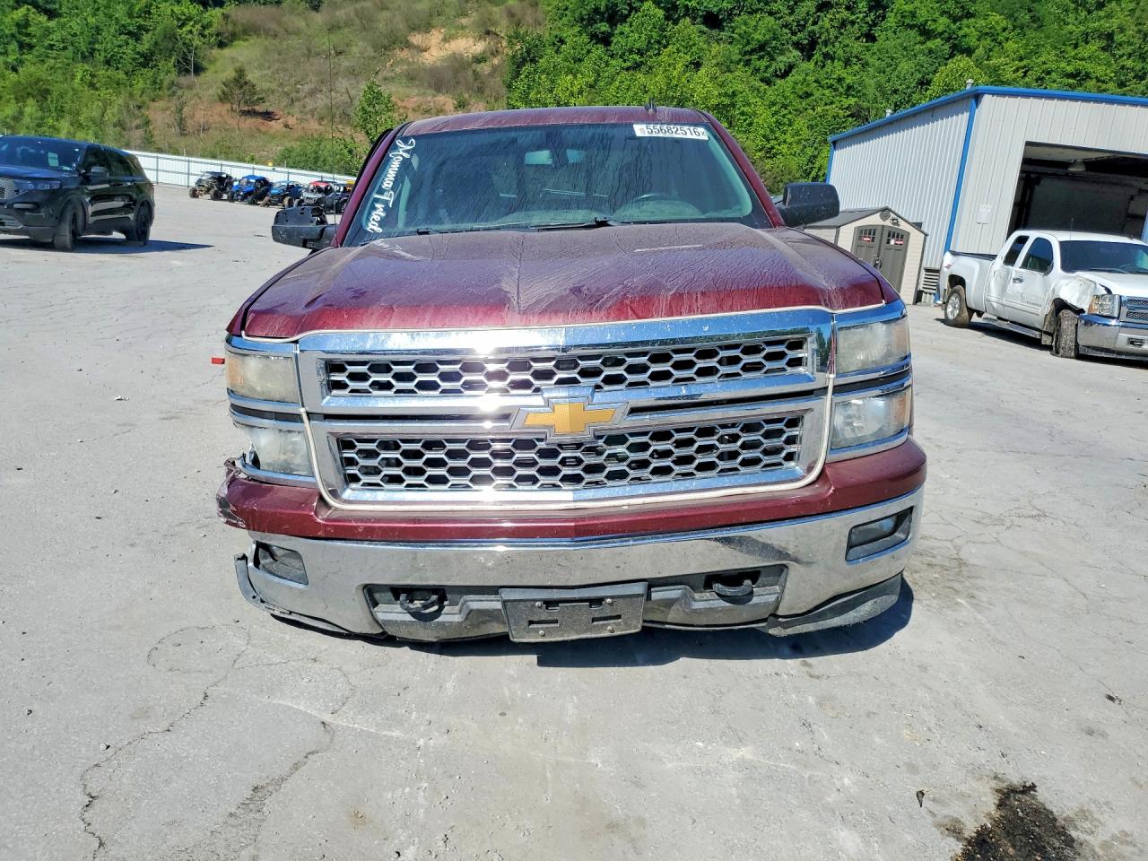 2014 Chevrolet Silverado K1500 Lt Maroon vin: 1GCVKREC5EZ141074