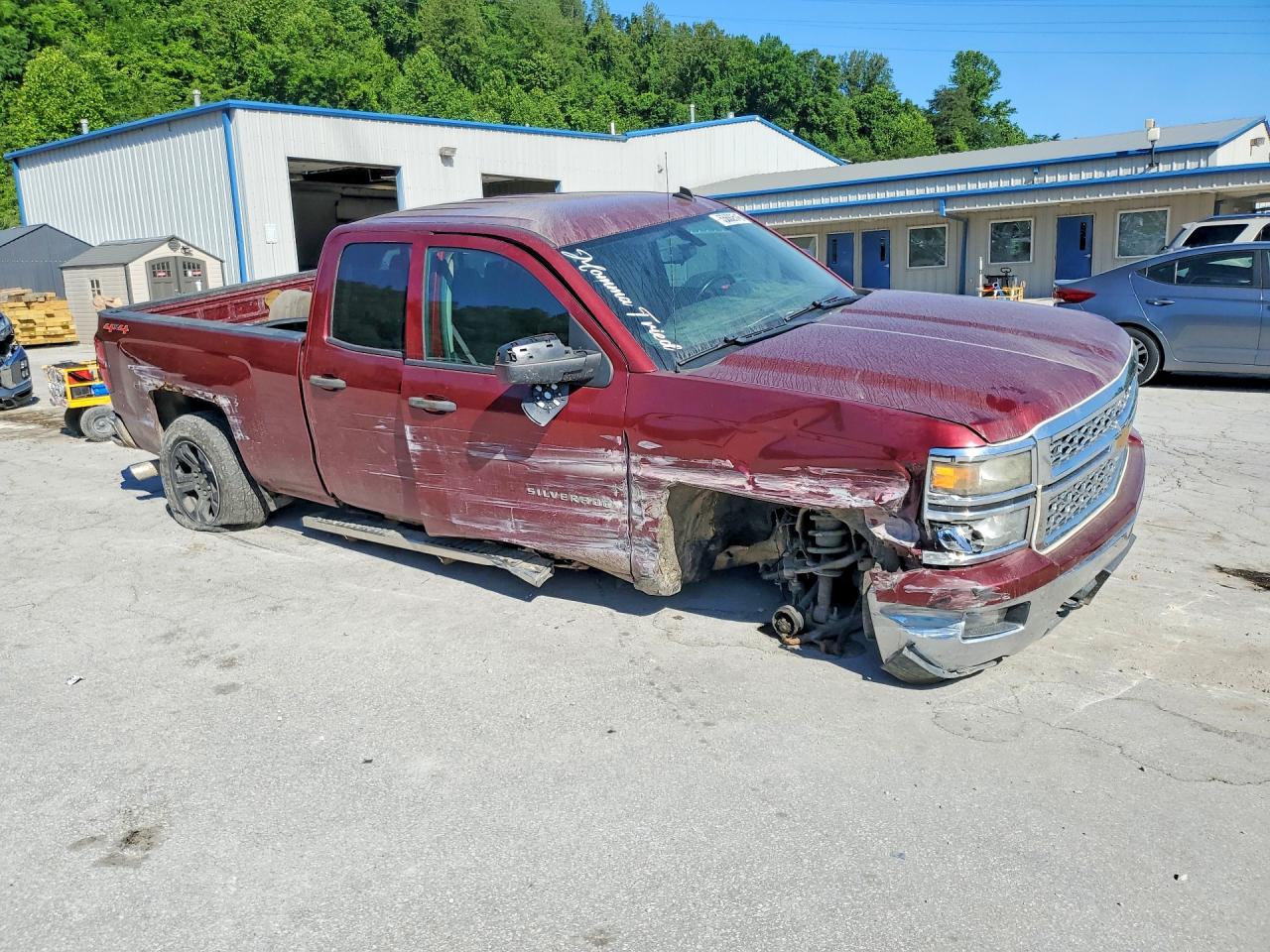 2014 Chevrolet Silverado K1500 Lt Maroon vin: 1GCVKREC5EZ141074