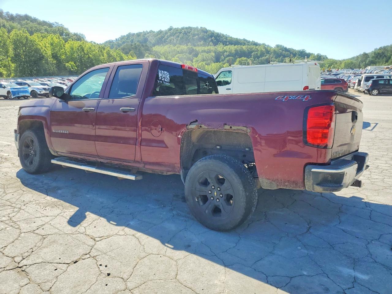2014 Chevrolet Silverado K1500 Lt Maroon vin: 1GCVKREC5EZ141074