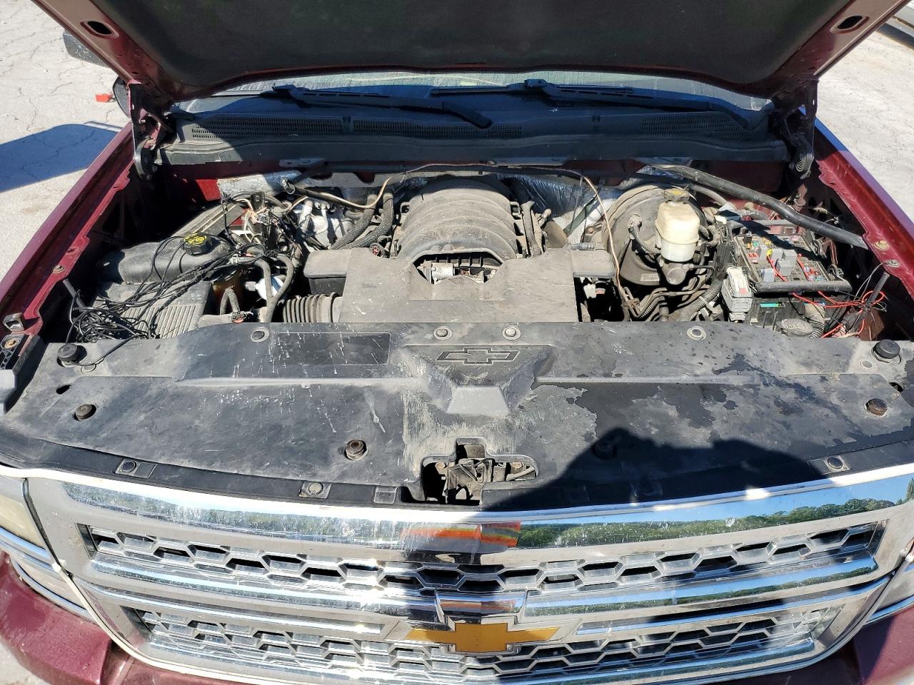 2014 Chevrolet Silverado K1500 Lt Maroon vin: 1GCVKREC5EZ141074